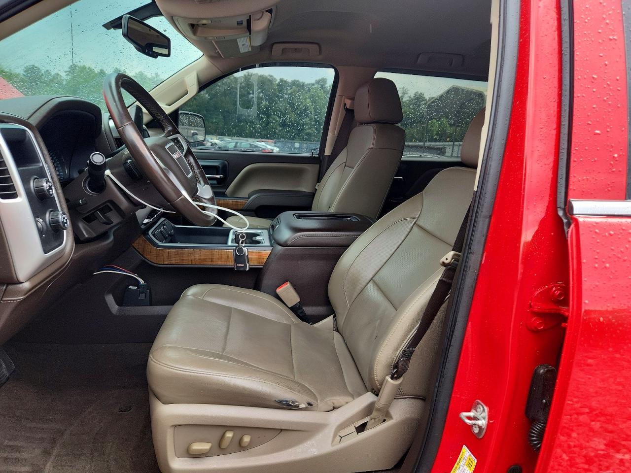2017 Gmc Sierra K1500 Slt Красный vin: 3GTU2NEJ1HG179232