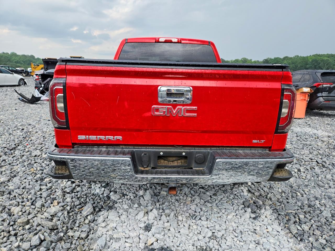 2017 Gmc Sierra K1500 Slt Красный vin: 3GTU2NEJ1HG179232