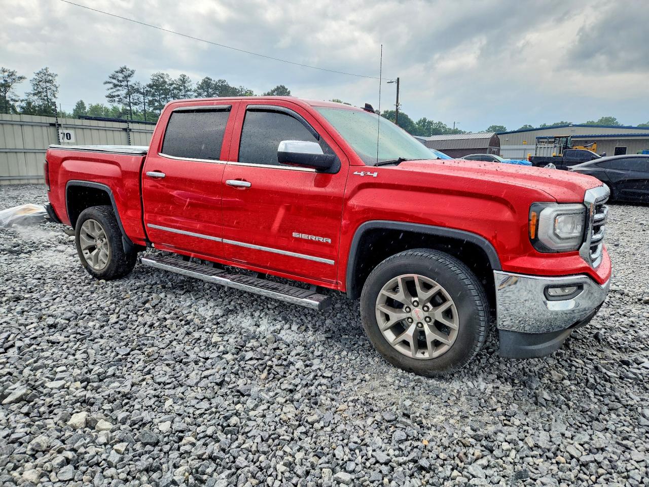 2017 Gmc Sierra K1500 Slt Красный vin: 3GTU2NEJ1HG179232