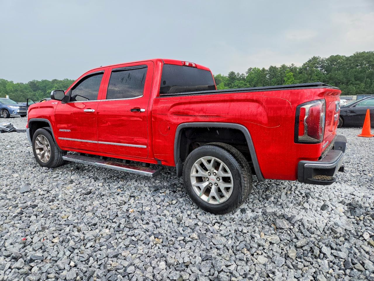 2017 Gmc Sierra K1500 Slt Красный vin: 3GTU2NEJ1HG179232