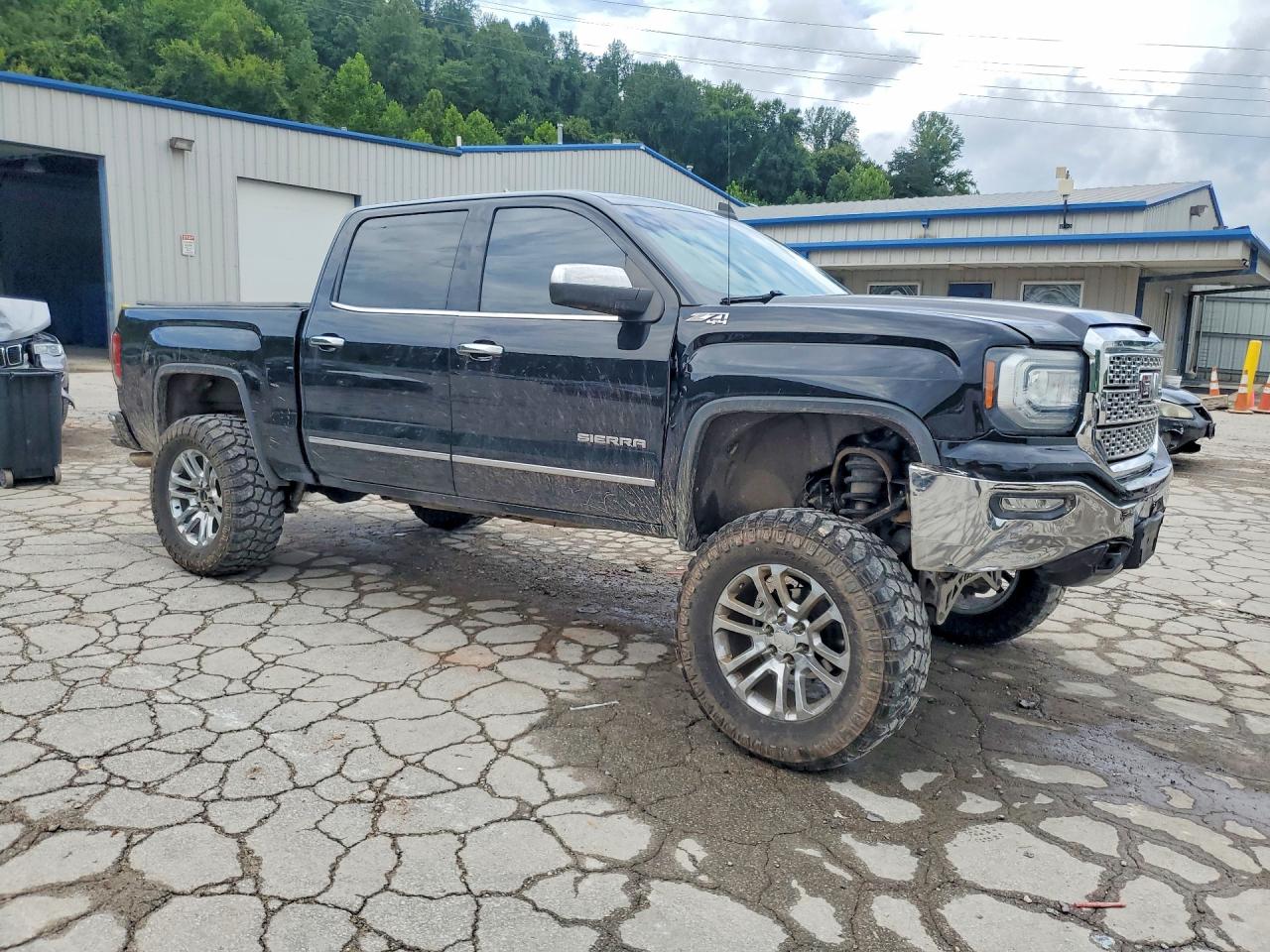 2018 Gmc Sierra K1500 Slt Black vin: 3GTU2NEJ4JG571918