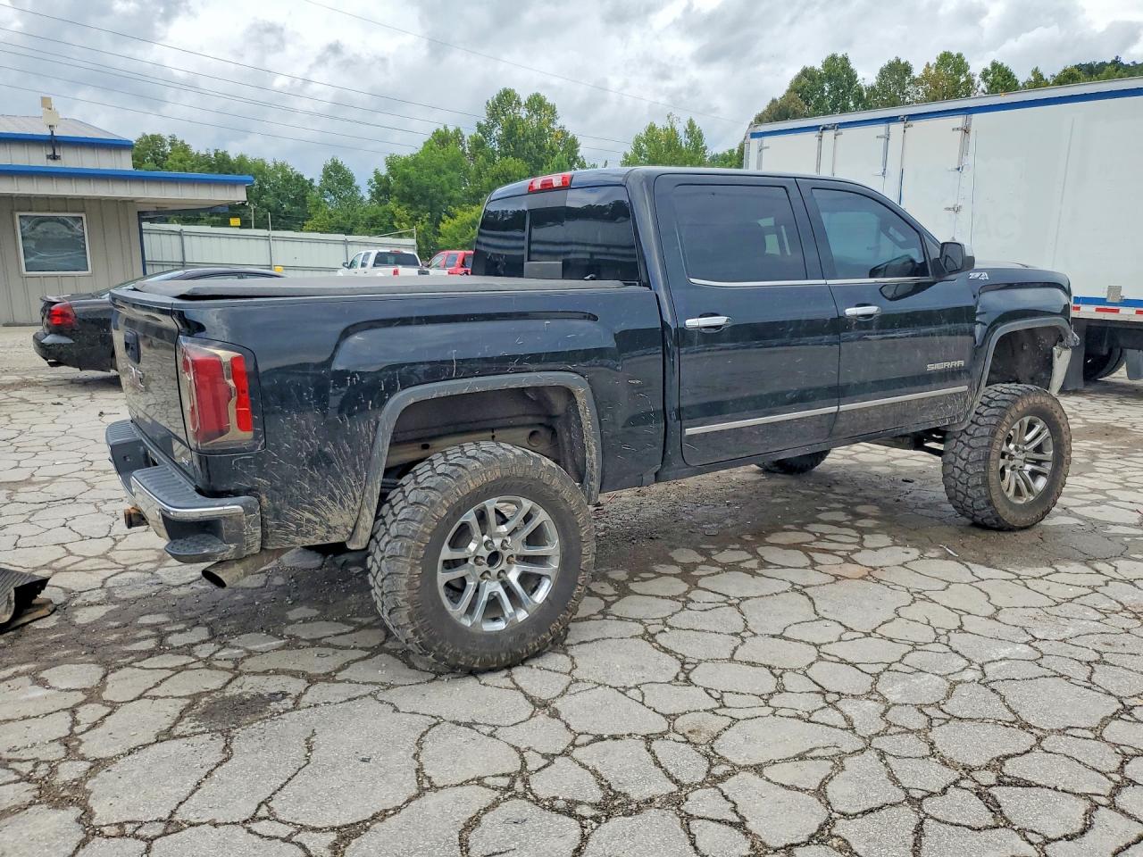 2018 Gmc Sierra K1500 Slt Black vin: 3GTU2NEJ4JG571918