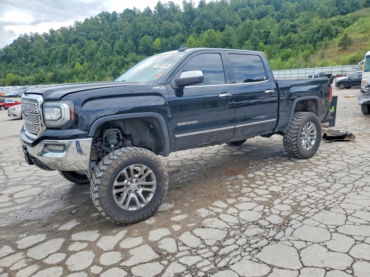2018 Gmc Sierra K1500 Slt Black vin: 3GTU2NEJ4JG571918