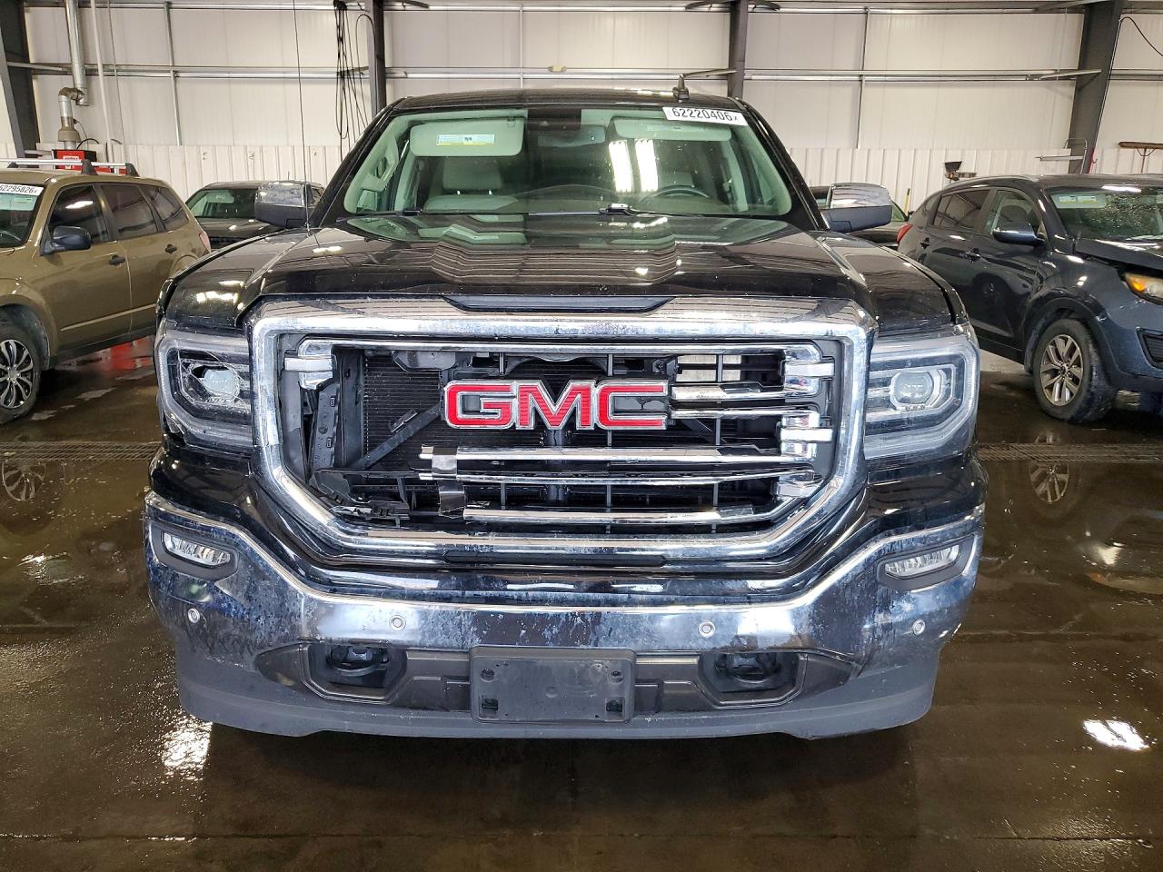 2018 Gmc Sierra K1500 Slt Black vin: 3GTU2NEJ6JG424287