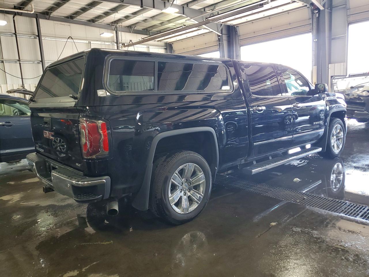 2018 Gmc Sierra K1500 Slt Black vin: 3GTU2NEJ6JG424287