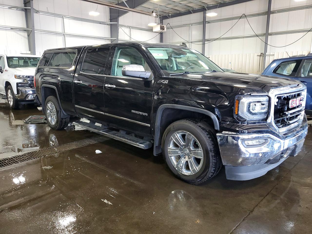 2018 Gmc Sierra K1500 Slt Black vin: 3GTU2NEJ6JG424287