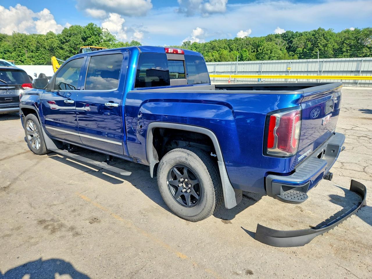 2016 Gmc Sierra K1500 Denali Blue vin: 3GTU2PEC0GG279334