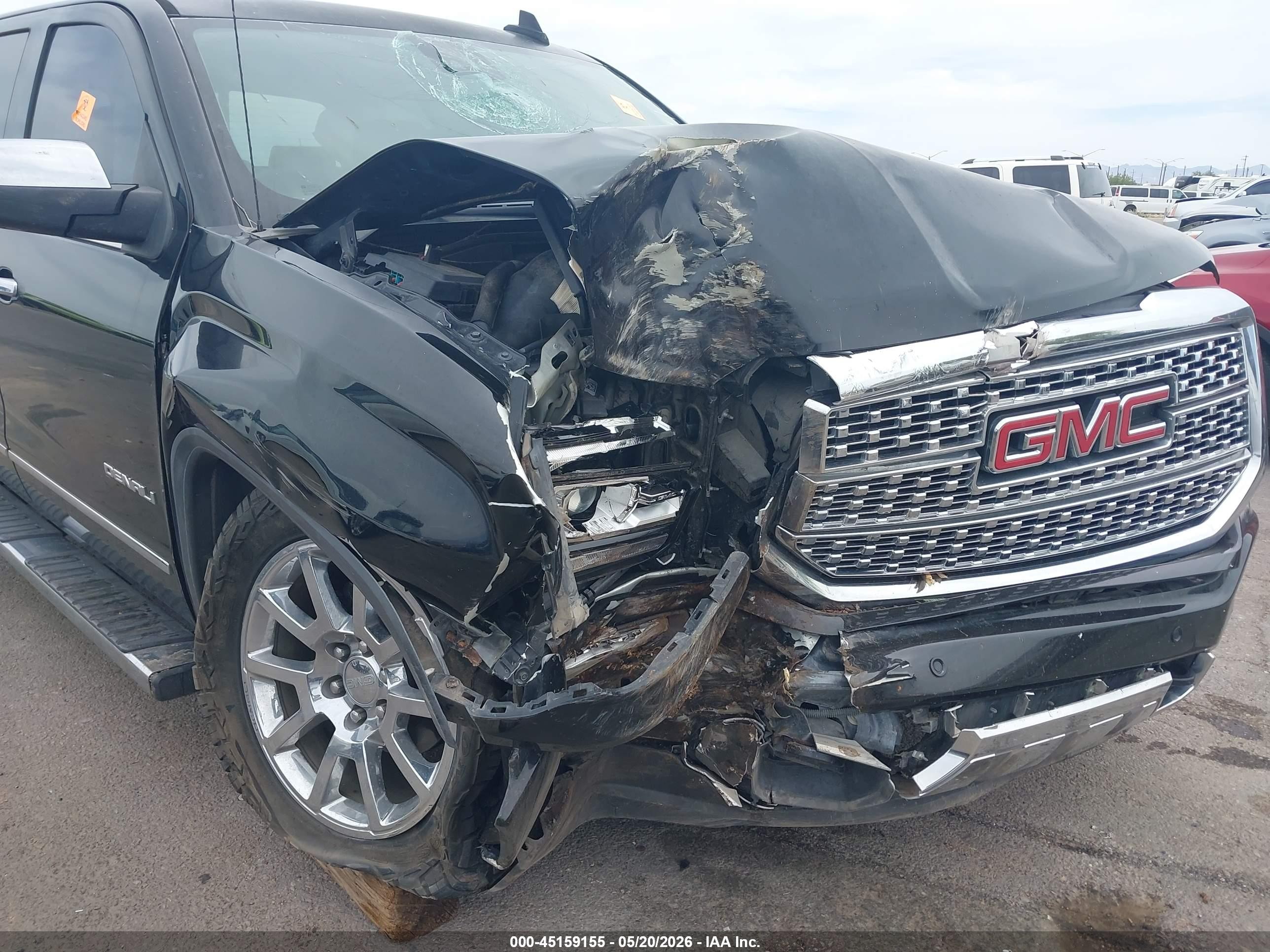 2018 Gmc Sierra 1500 Denali Black vin: 3GTU2PEC1JG106204