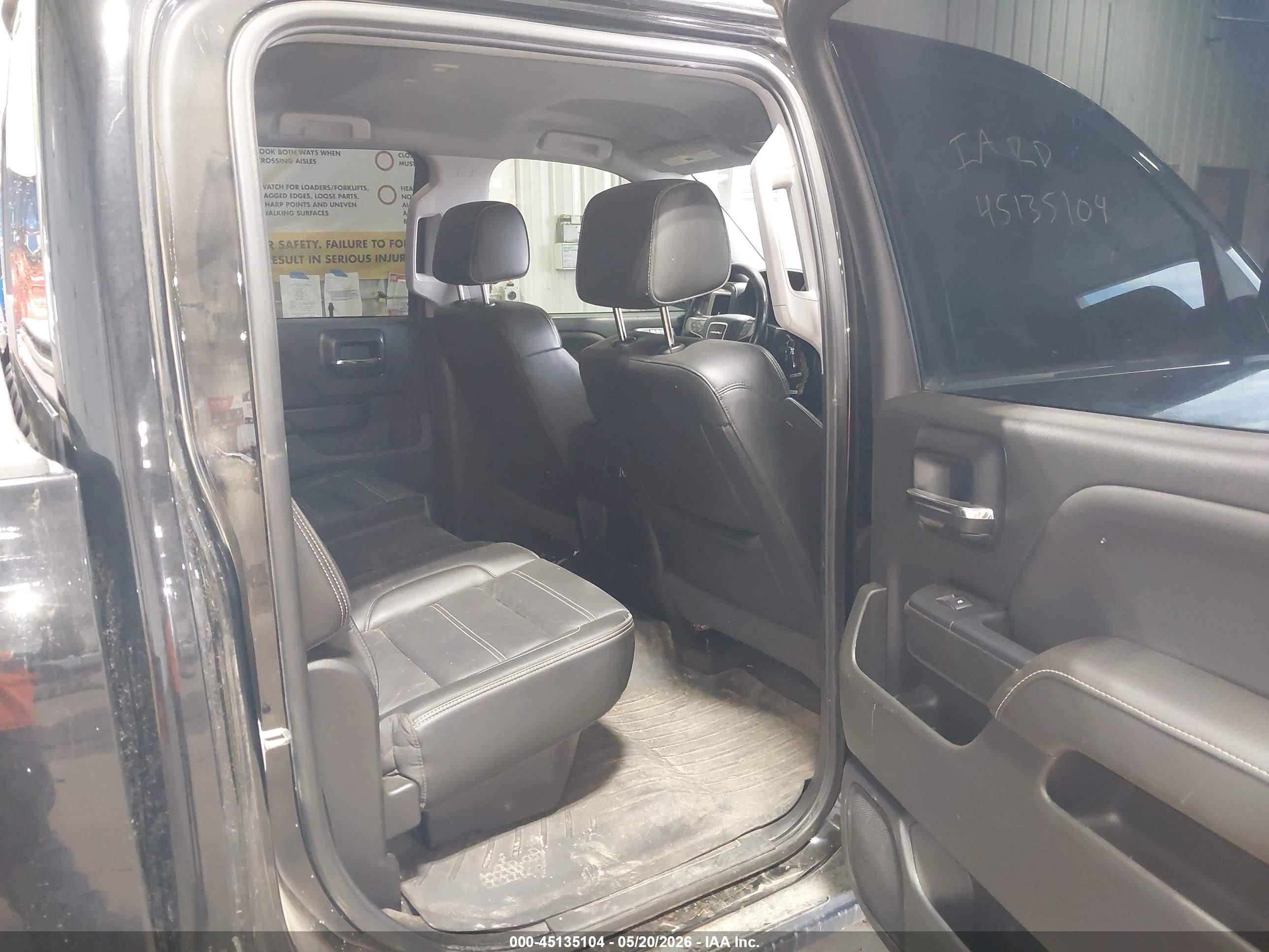 2017 Gmc Sierra 1500 Denali Черный vin: 3GTU2PEC6HG422773