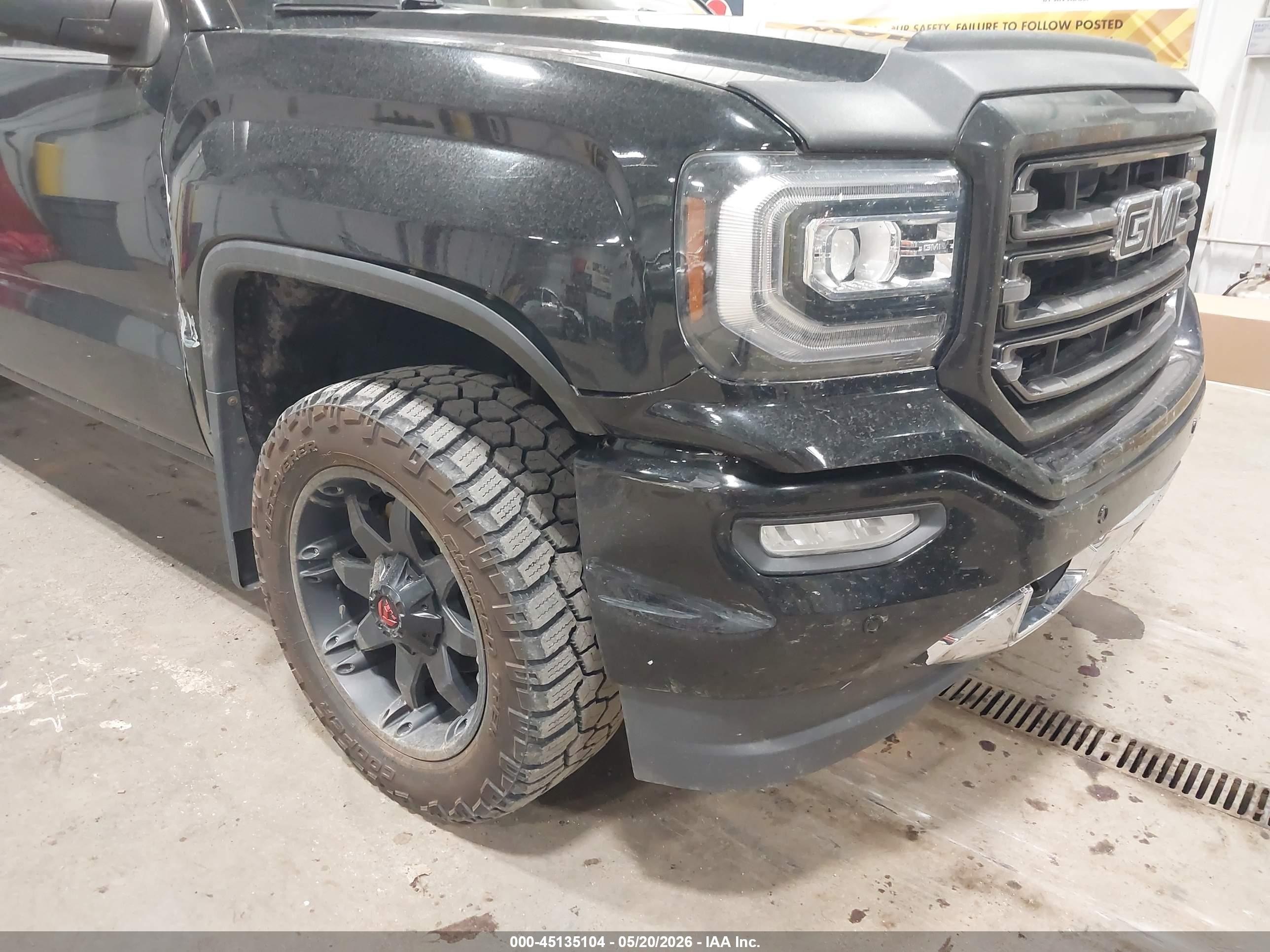 2017 Gmc Sierra 1500 Denali Черный vin: 3GTU2PEC6HG422773