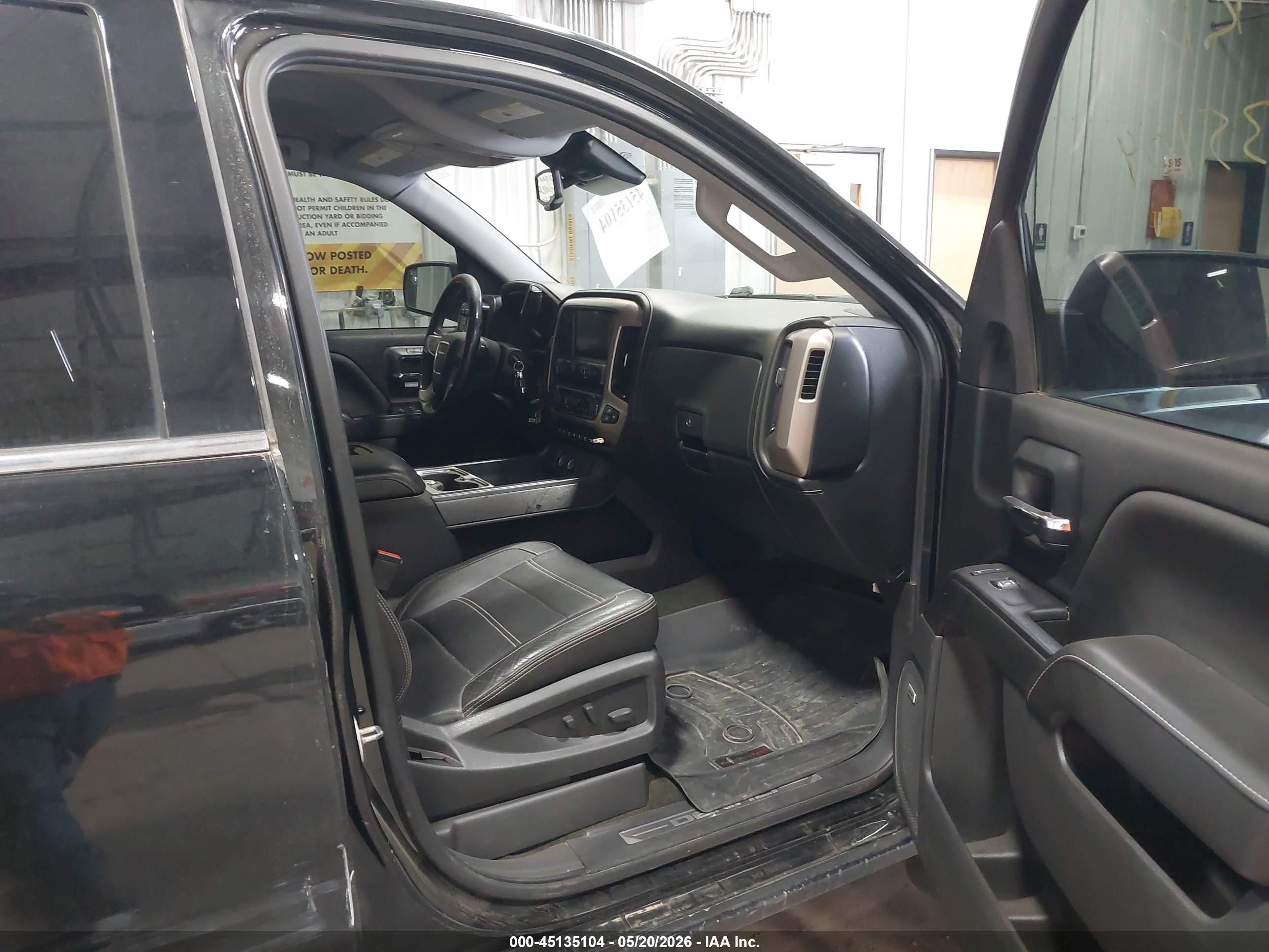 2017 Gmc Sierra 1500 Denali Черный vin: 3GTU2PEC6HG422773