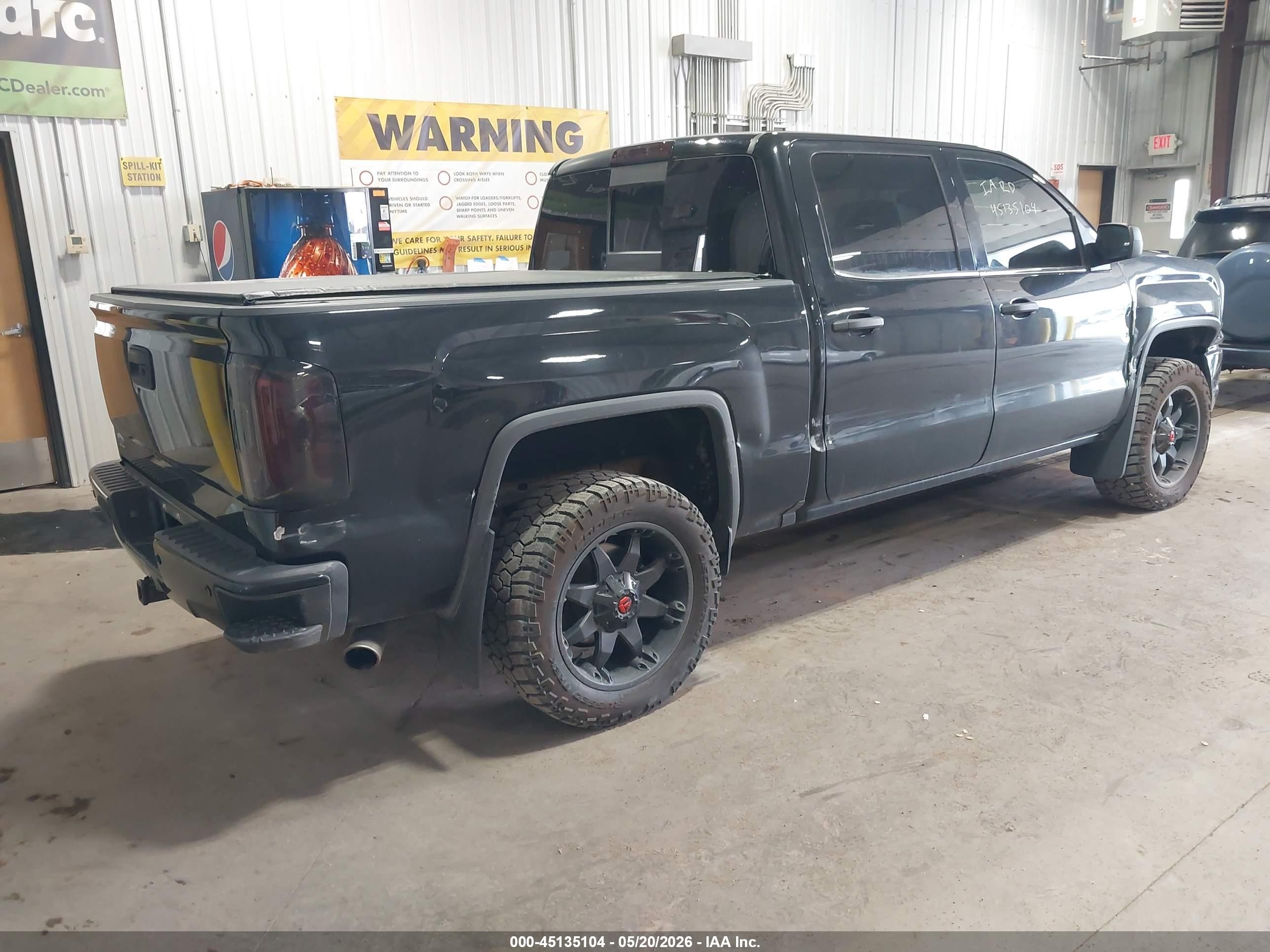 2017 Gmc Sierra 1500 Denali Черный vin: 3GTU2PEC6HG422773