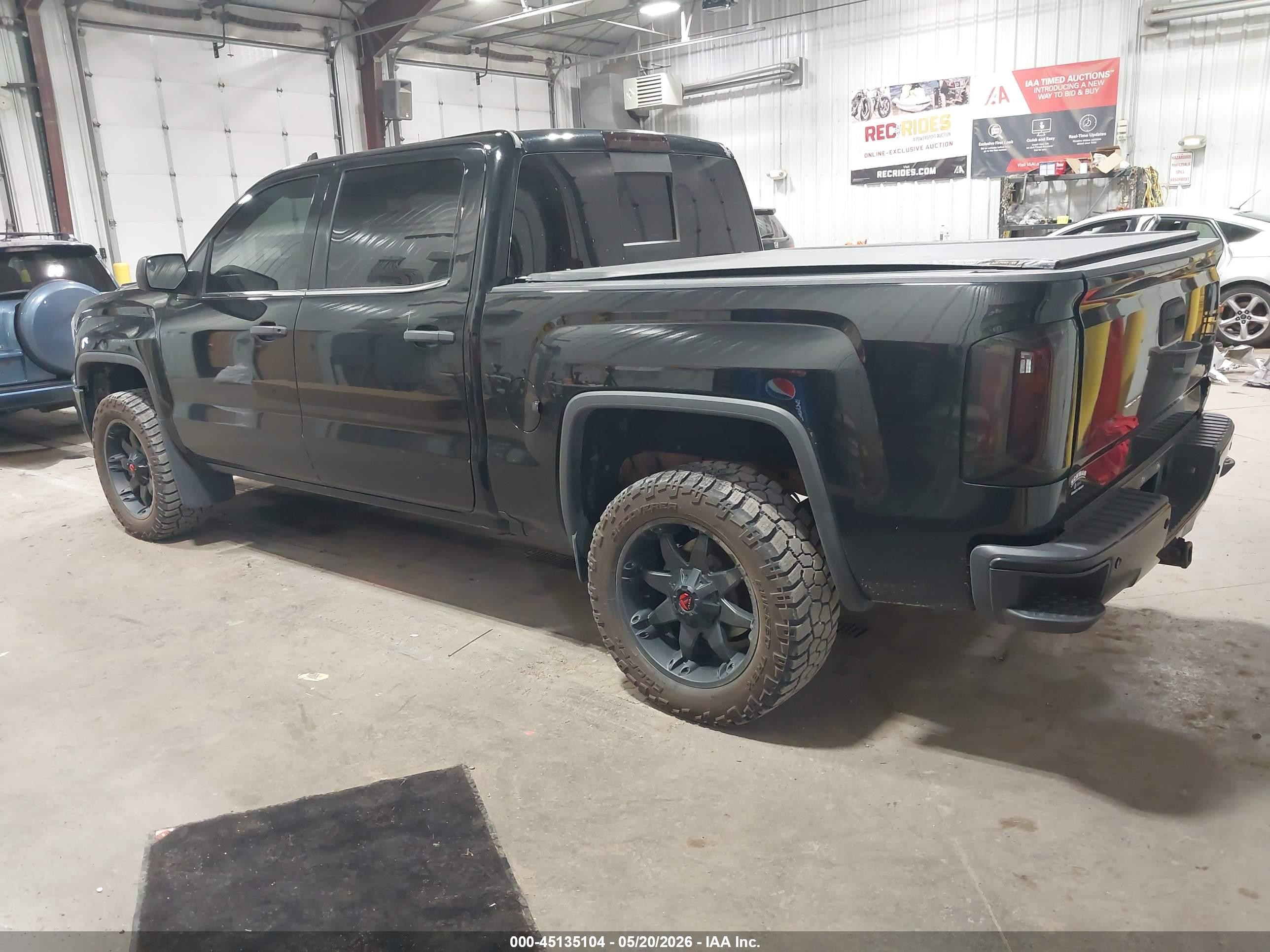 2017 Gmc Sierra 1500 Denali Черный vin: 3GTU2PEC6HG422773