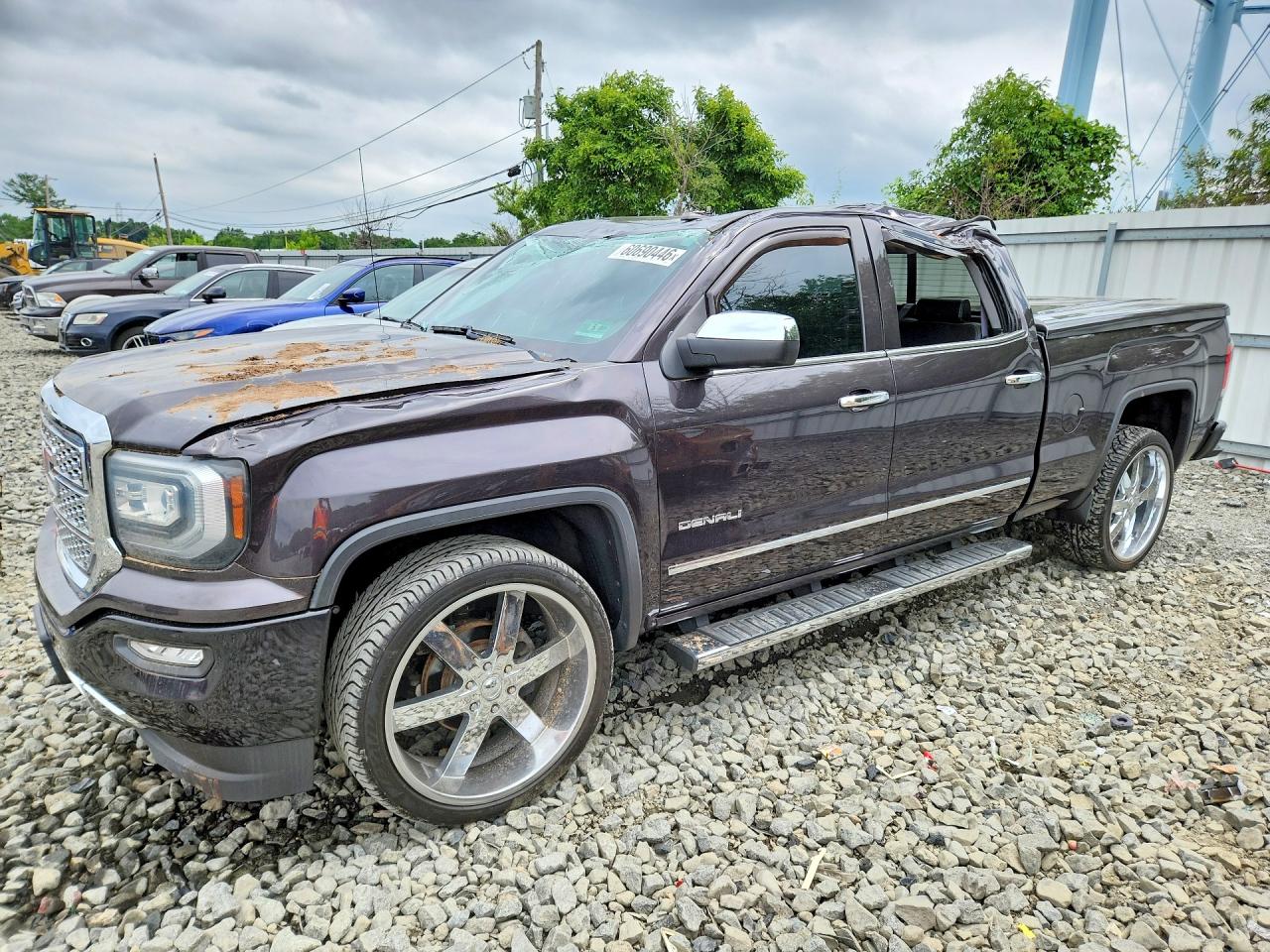 2016 Gmc Sierra K1500 Denali Gray vin: 3GTU2PEC7GG300681