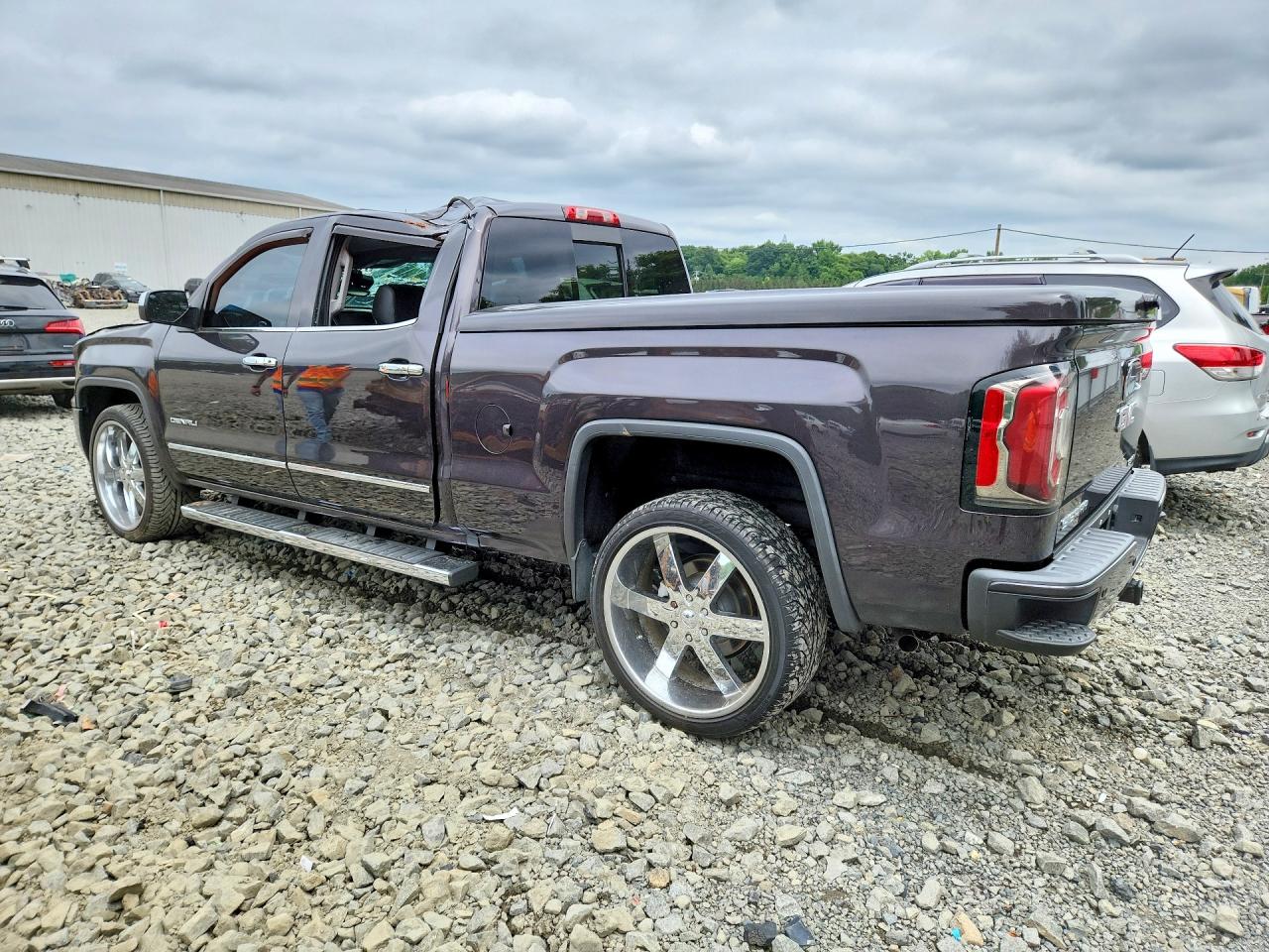 2016 Gmc Sierra K1500 Denali Gray vin: 3GTU2PEC7GG300681