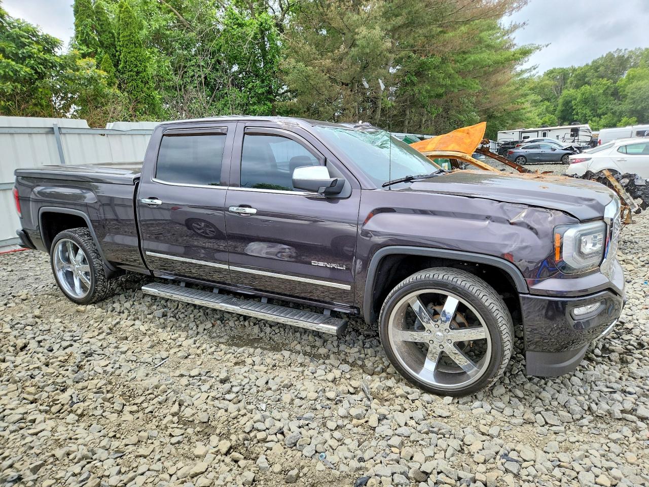 2016 Gmc Sierra K1500 Denali Gray vin: 3GTU2PEC7GG300681