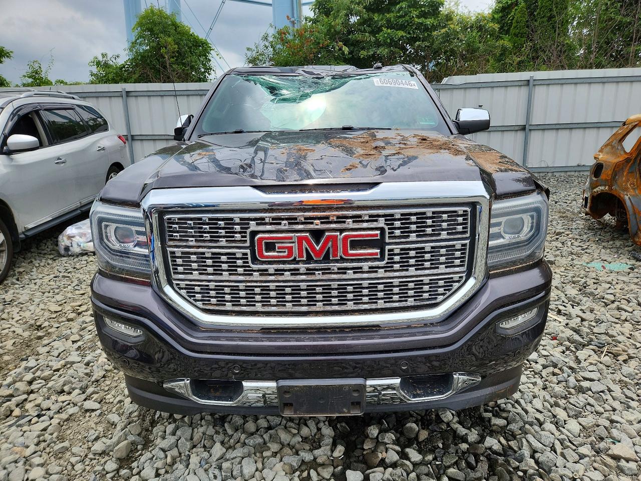 2016 Gmc Sierra K1500 Denali Gray vin: 3GTU2PEC7GG300681