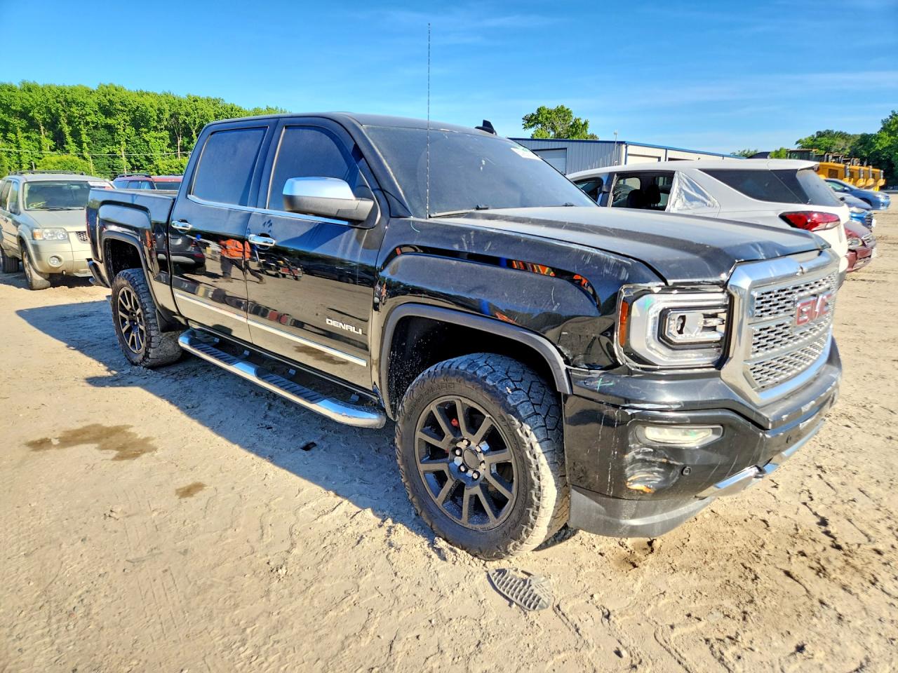 2016 Gmc Sierra K1500 Denali Black vin: 3GTU2PEC8GG118391