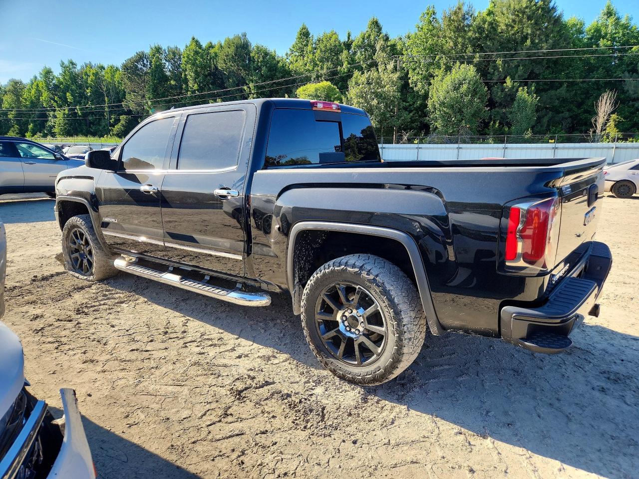 2016 Gmc Sierra K1500 Denali Black vin: 3GTU2PEC8GG118391