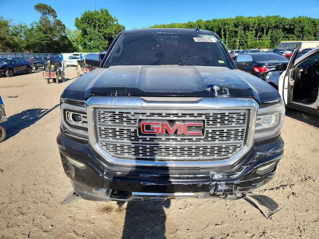 2016 Gmc Sierra K1500 Denali Black vin: 3GTU2PEC8GG118391