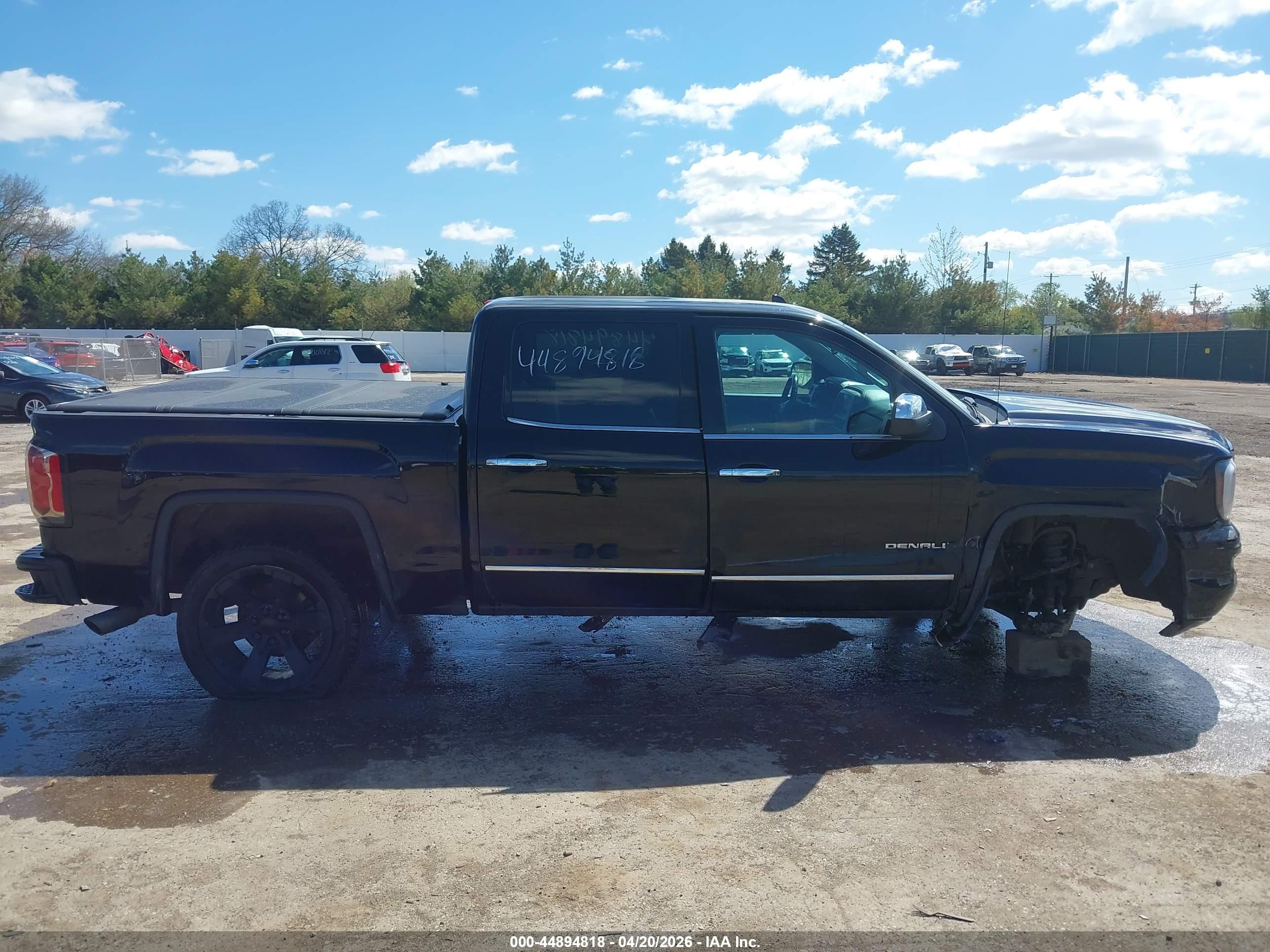 2018 Gmc Sierra 1500 Denali Black vin: 3GTU2PEC8JG524615