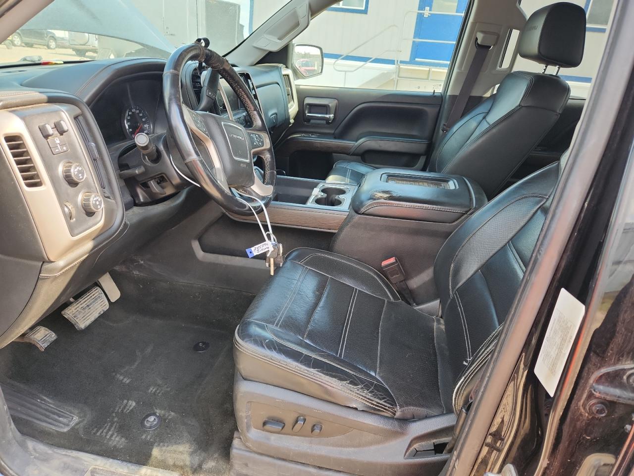 2017 Gmc Sierra K1500 Denali Black vin: 3GTU2PEJ0HG245569 Damage: Left Front Seat Cushion, Torn, 5 To 6 Inches