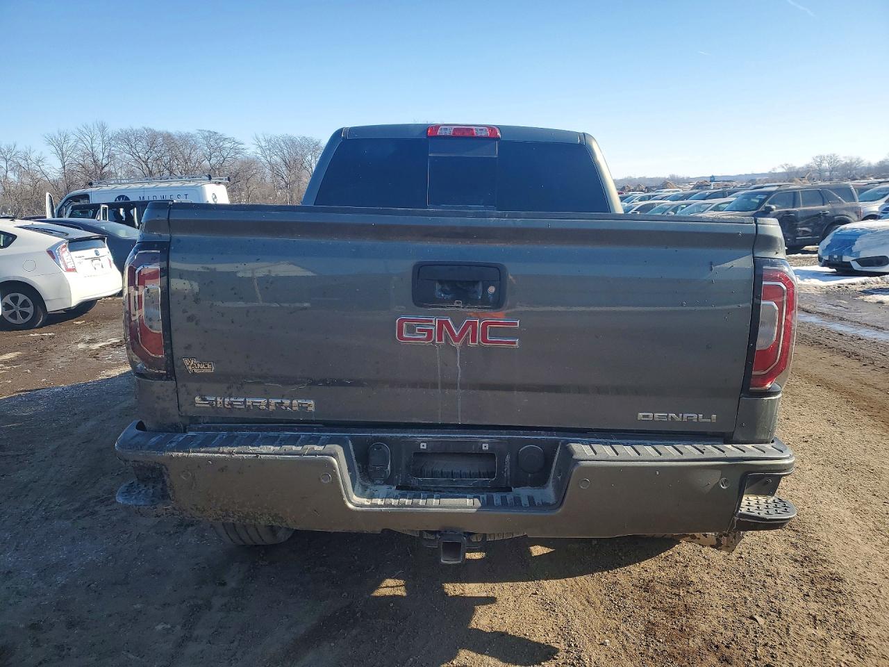 2017 Gmc Sierra K1500 Denali Gray vin: 3GTU2PEJ0HG316091