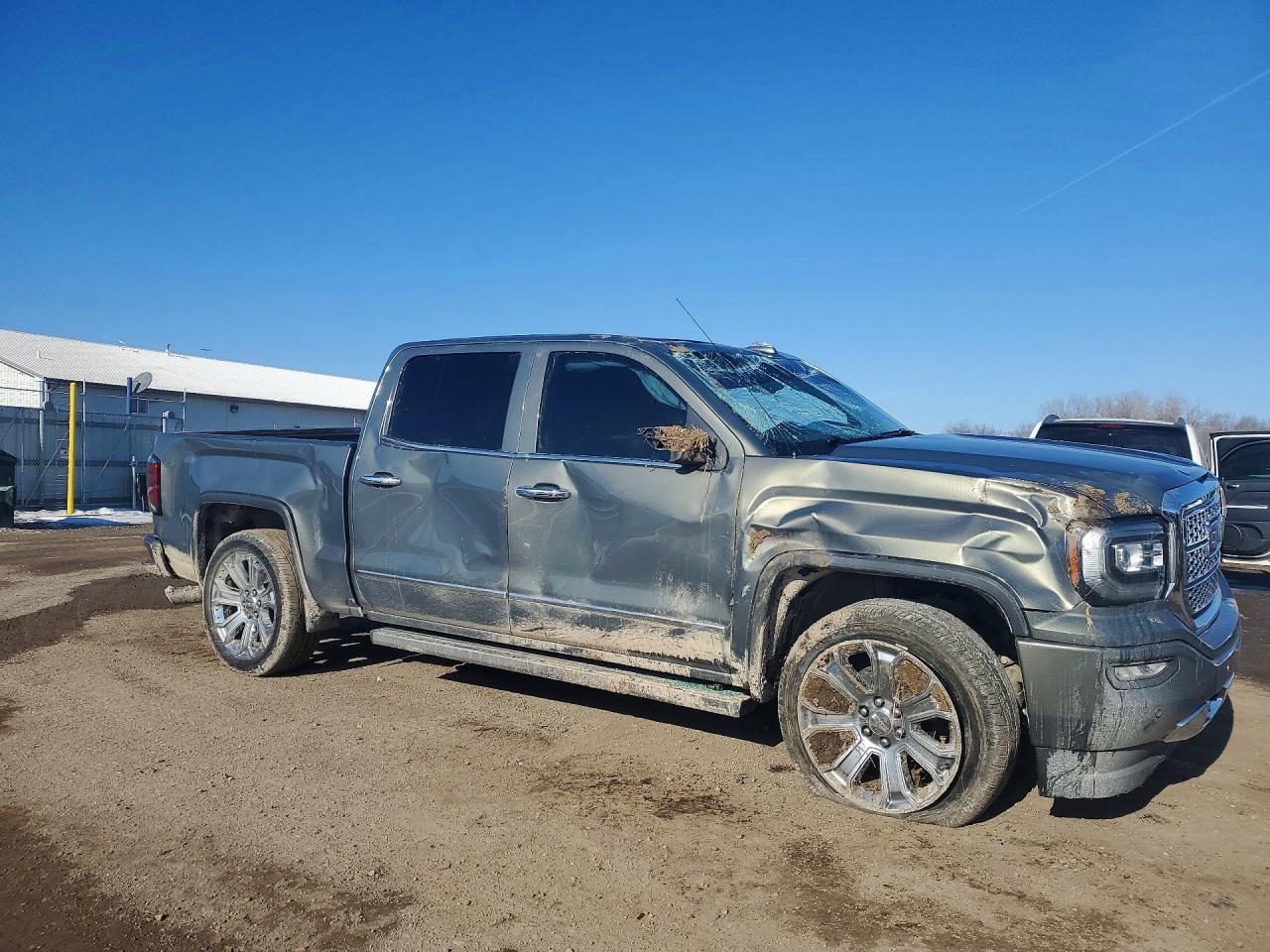 2017 Gmc Sierra K1500 Denali Gray vin: 3GTU2PEJ0HG316091