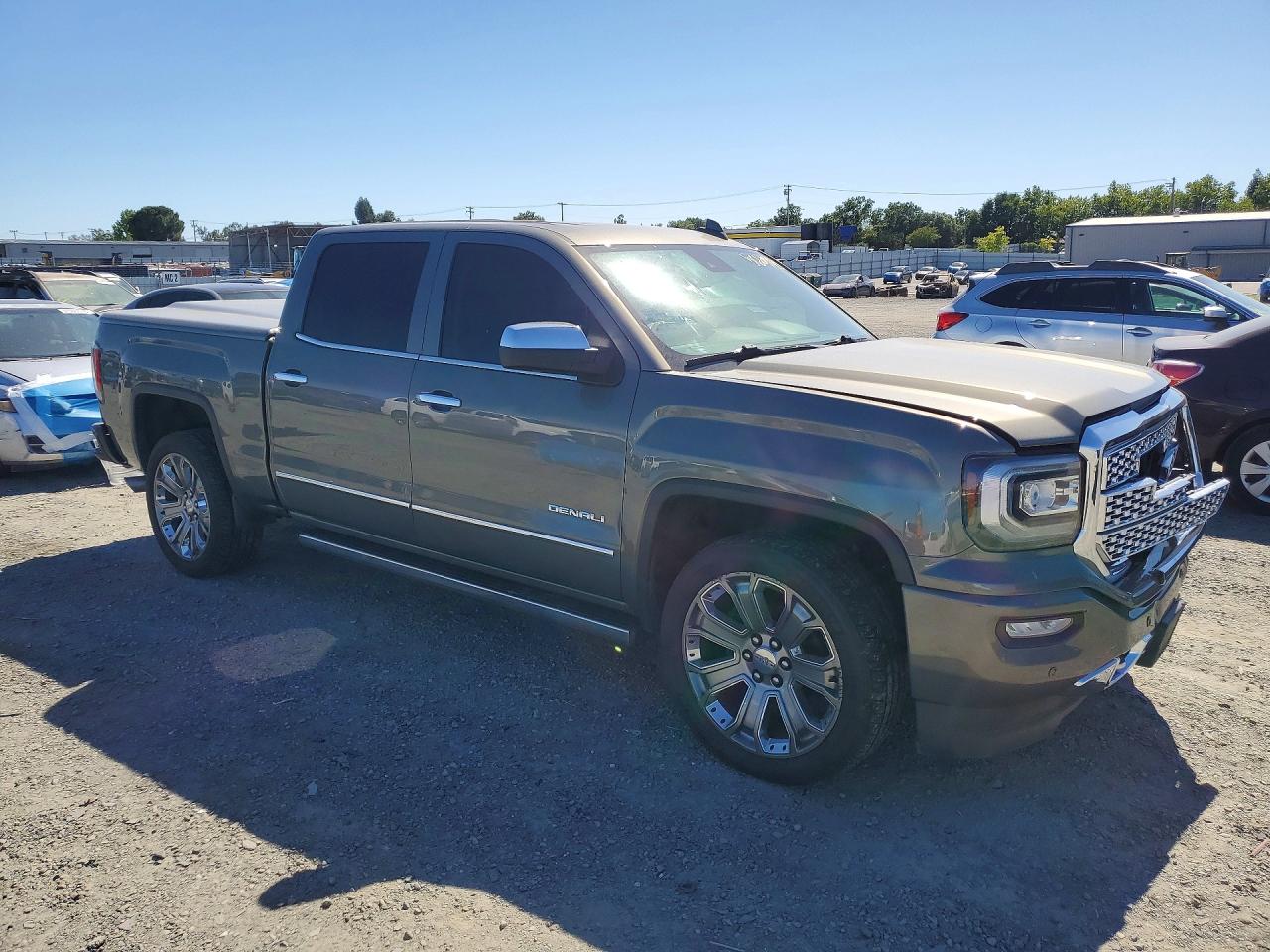 2017 Gmc Sierra K1500 Denali Gray vin: 3GTU2PEJ2HG206952