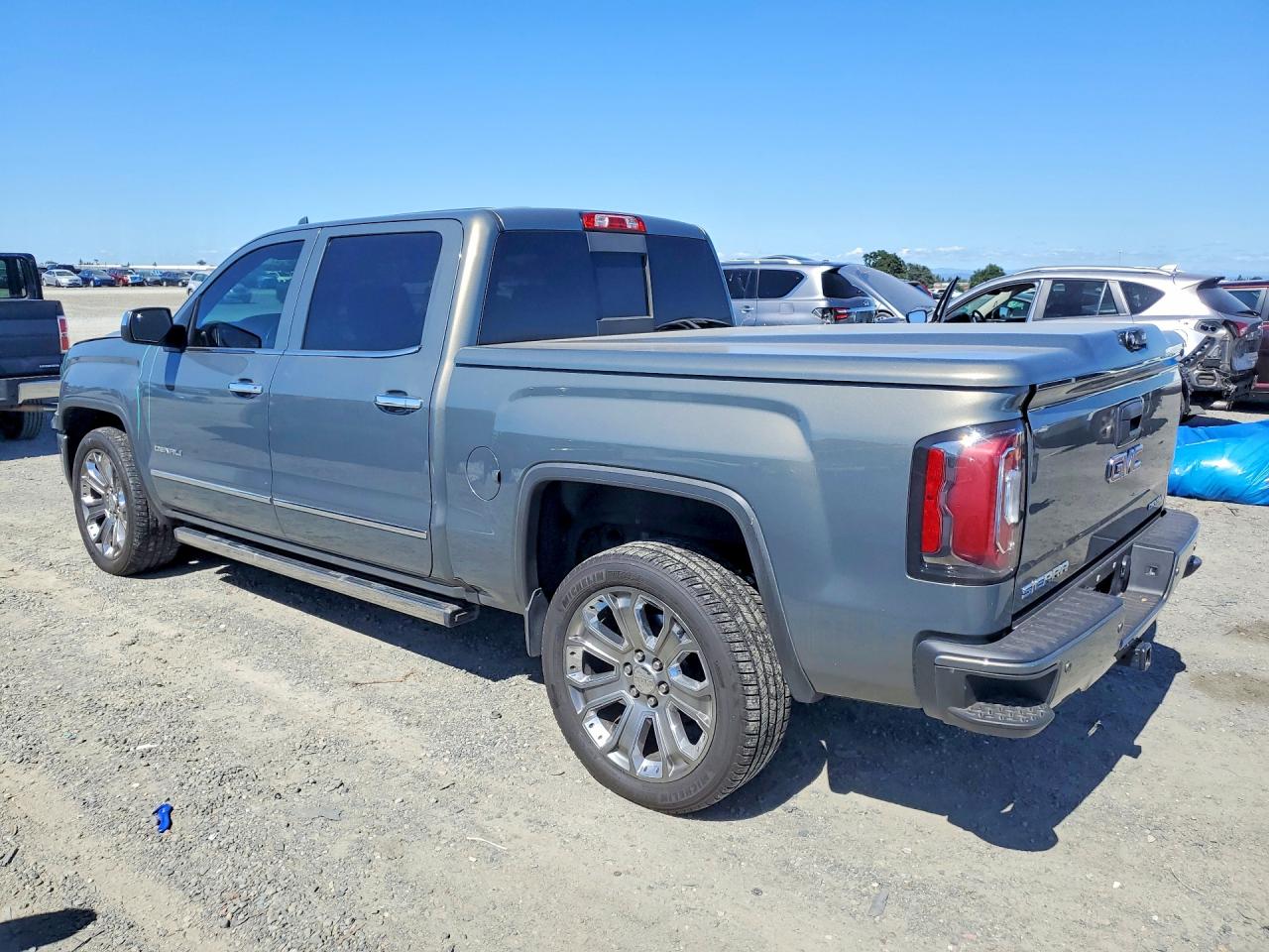 2017 Gmc Sierra K1500 Denali Gray vin: 3GTU2PEJ2HG206952