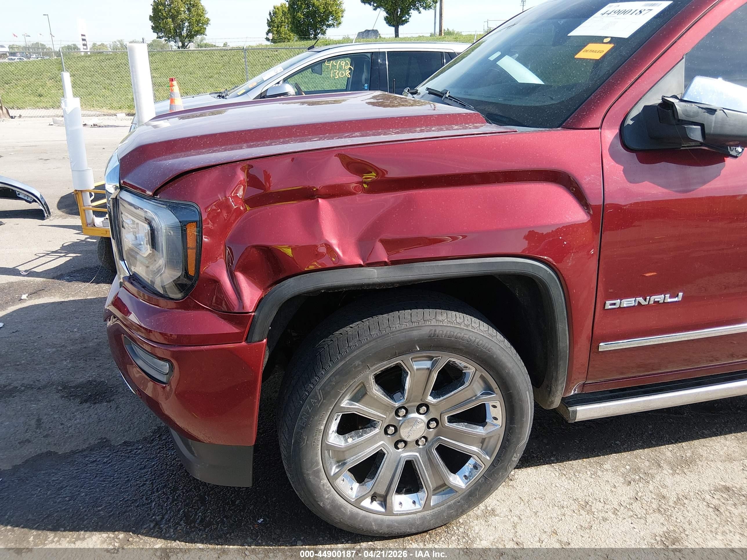 2017 Gmc Sierra 1500 Denali Красный vin: 3GTU2PEJ3HG243492
