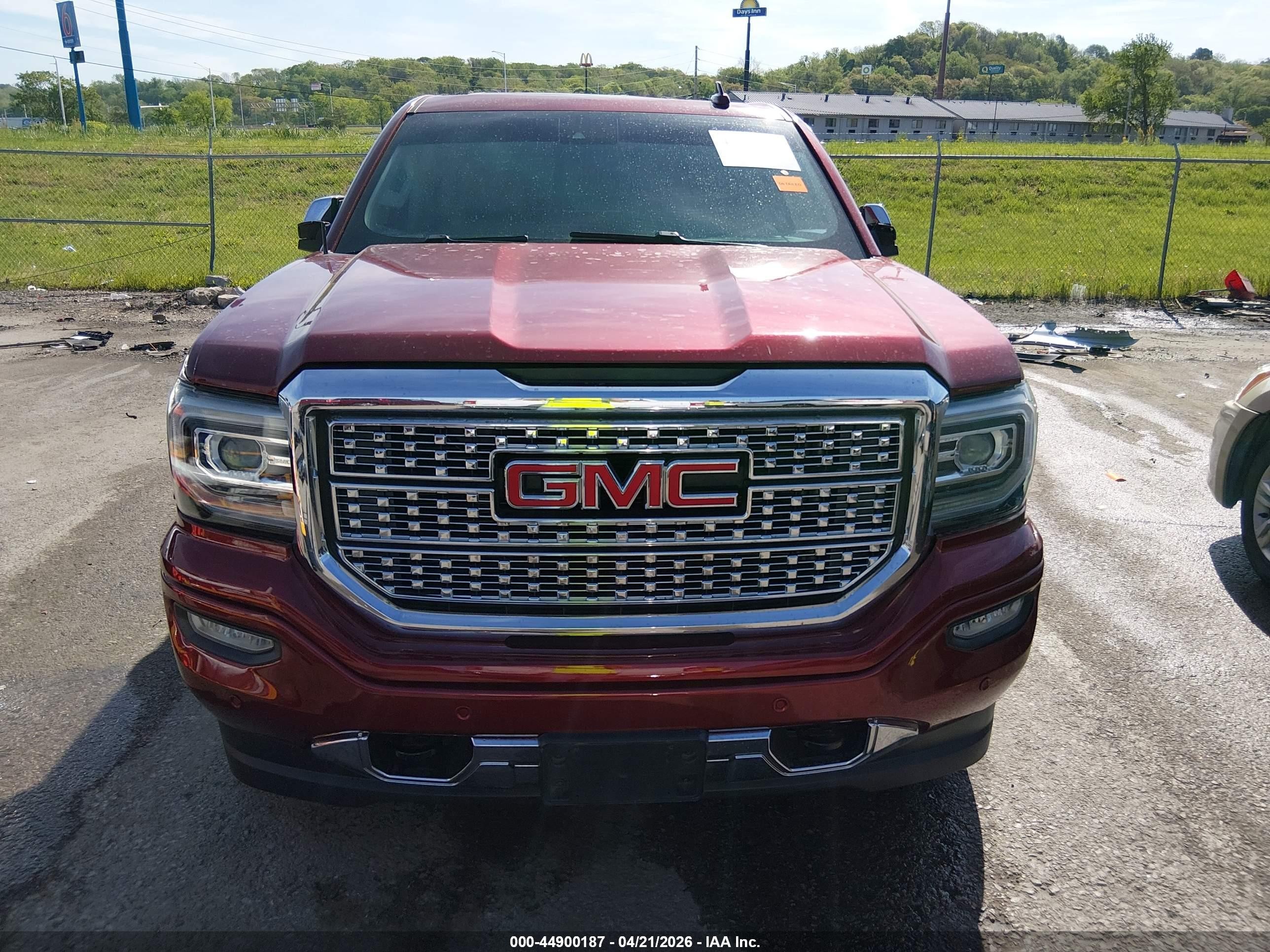 2017 Gmc Sierra 1500 Denali Красный vin: 3GTU2PEJ3HG243492