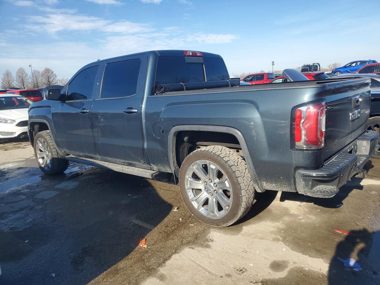 2017 Gmc Sierra K1500 Denali Серый vin: 3GTU2PEJ4HG425766