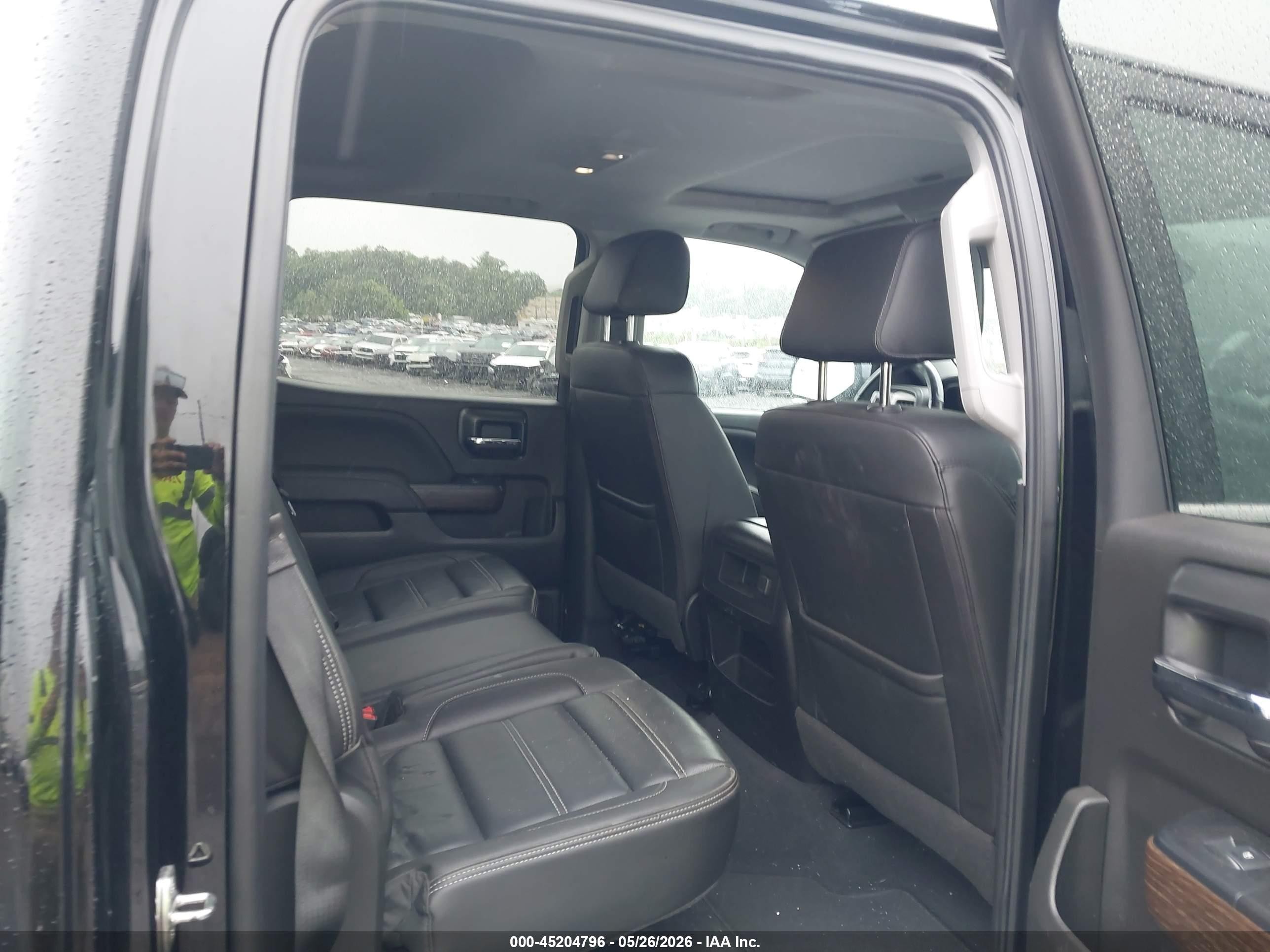 2018 Gmc Sierra 1500 Denali Black vin: 3GTU2PEJ6JG587758