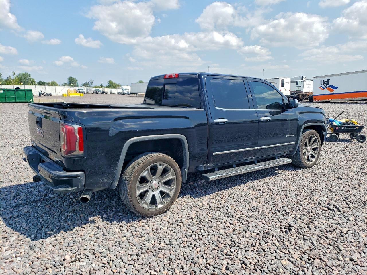 2017 Gmc Sierra K1500 Denali Черный vin: 3GTU2PEJ7HG184916