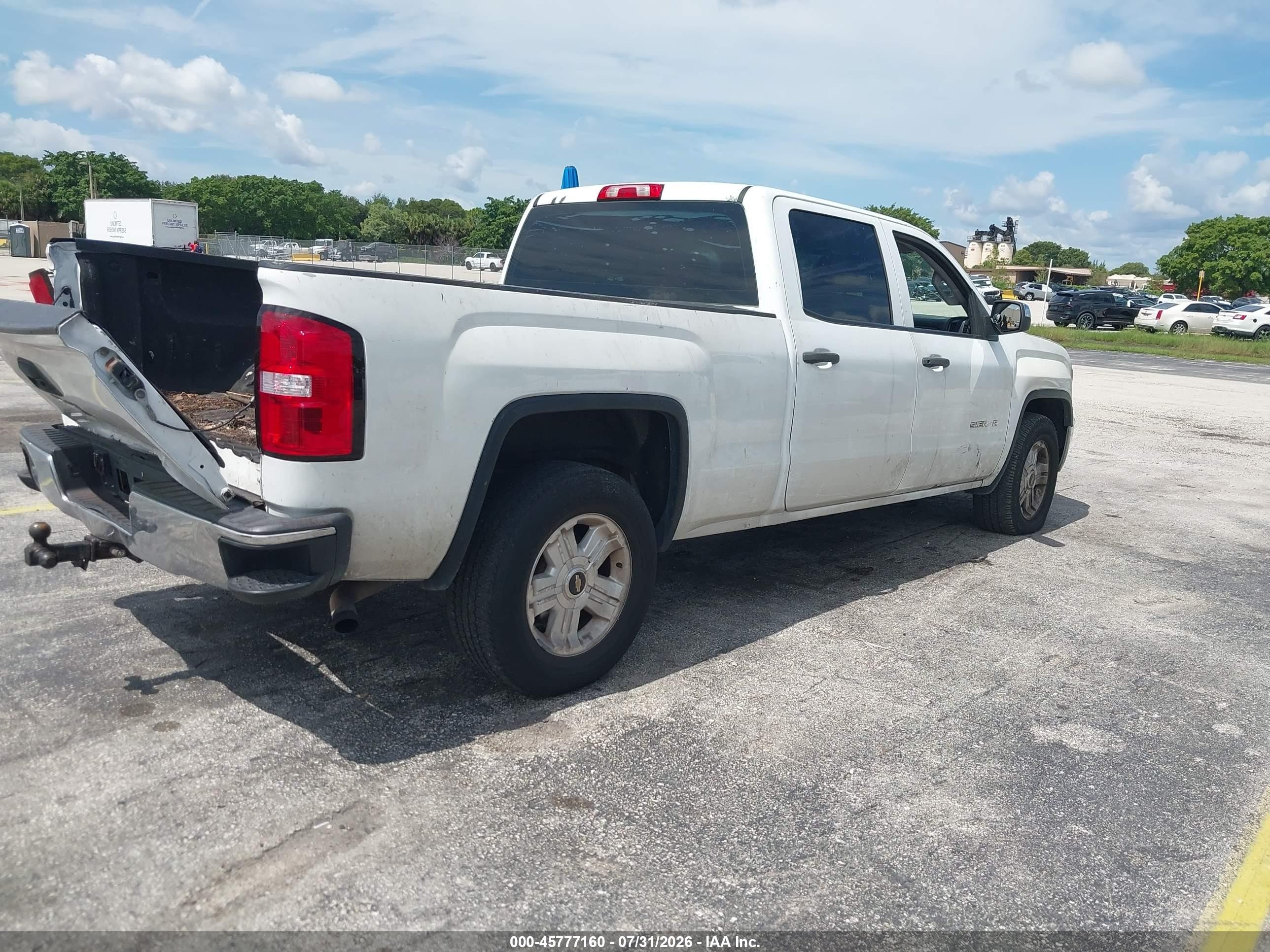 2015 Gmc Sierra 1500   White vin: 3GTU2TEC3FG317811