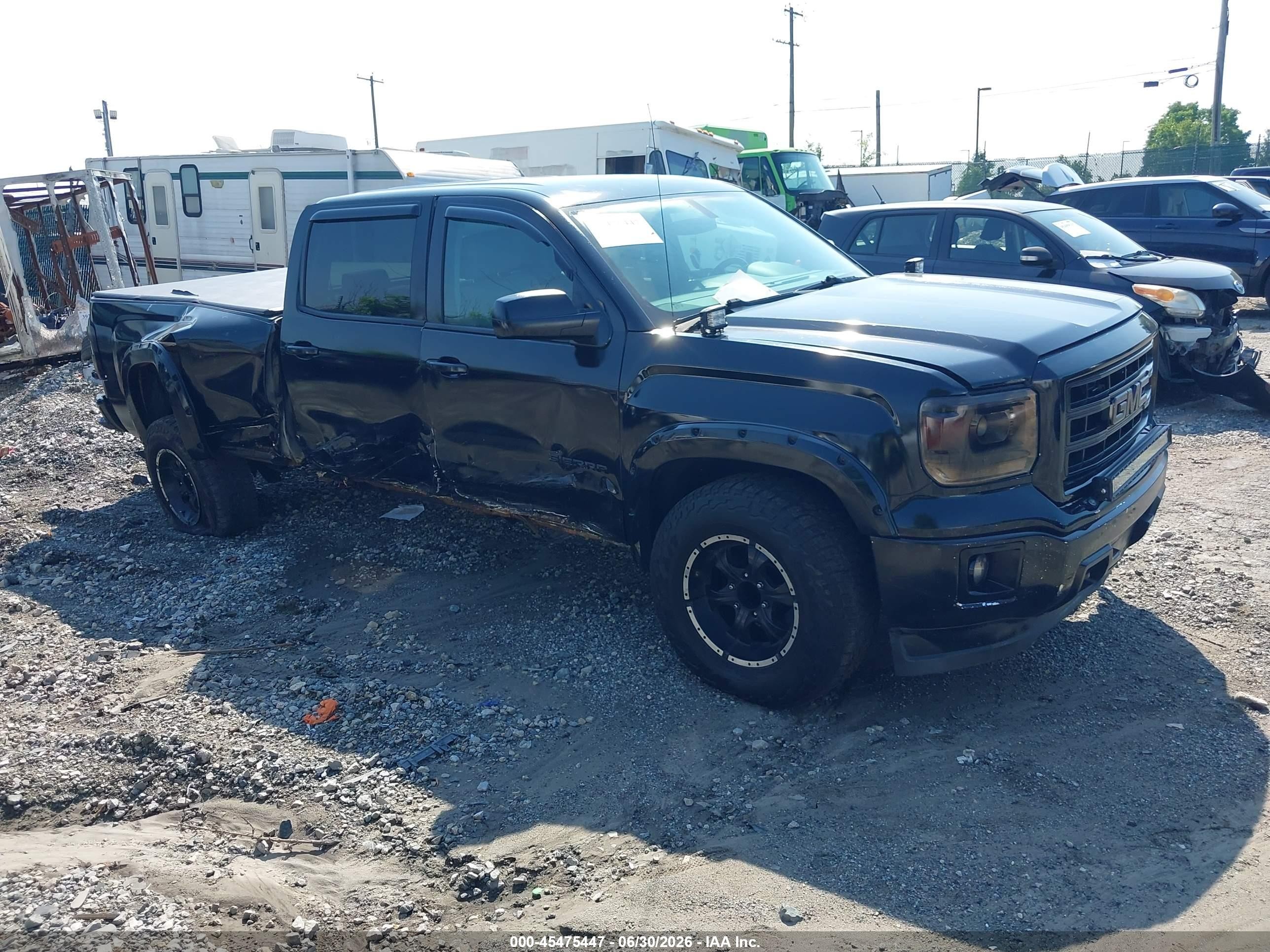 2014 Gmc Sierra 1500 Black vin: 3GTU2TEC8EG432094