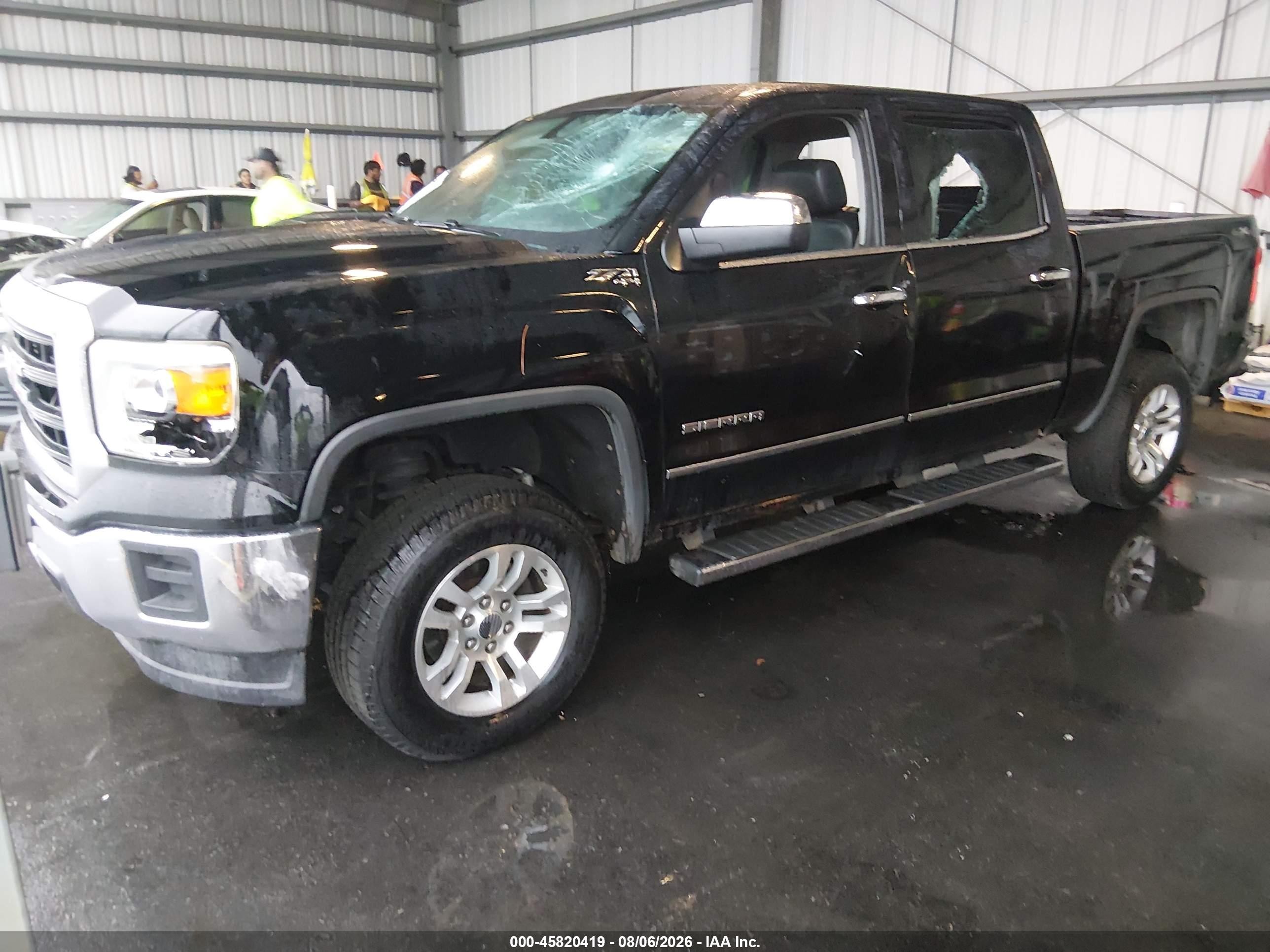 2015 Gmc Sierra 1500 Черный vin: 3GTU2TEC9FG263785