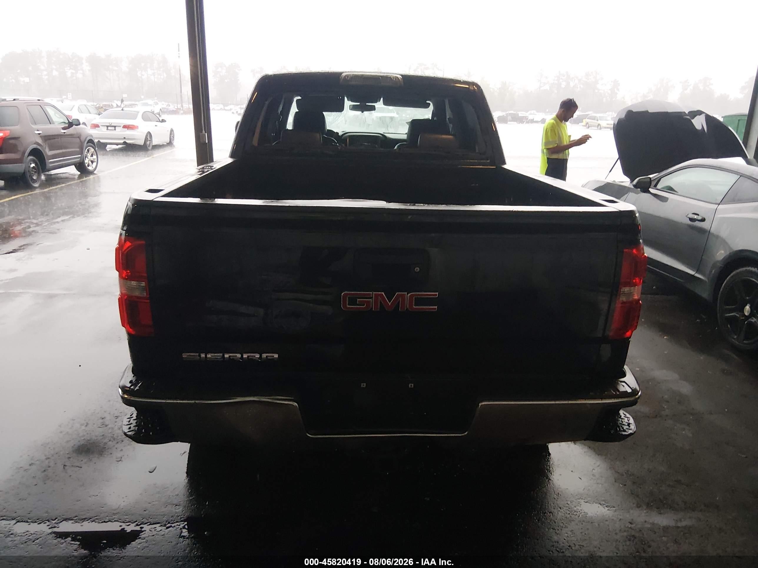 2015 Gmc Sierra 1500 Черный vin: 3GTU2TEC9FG263785