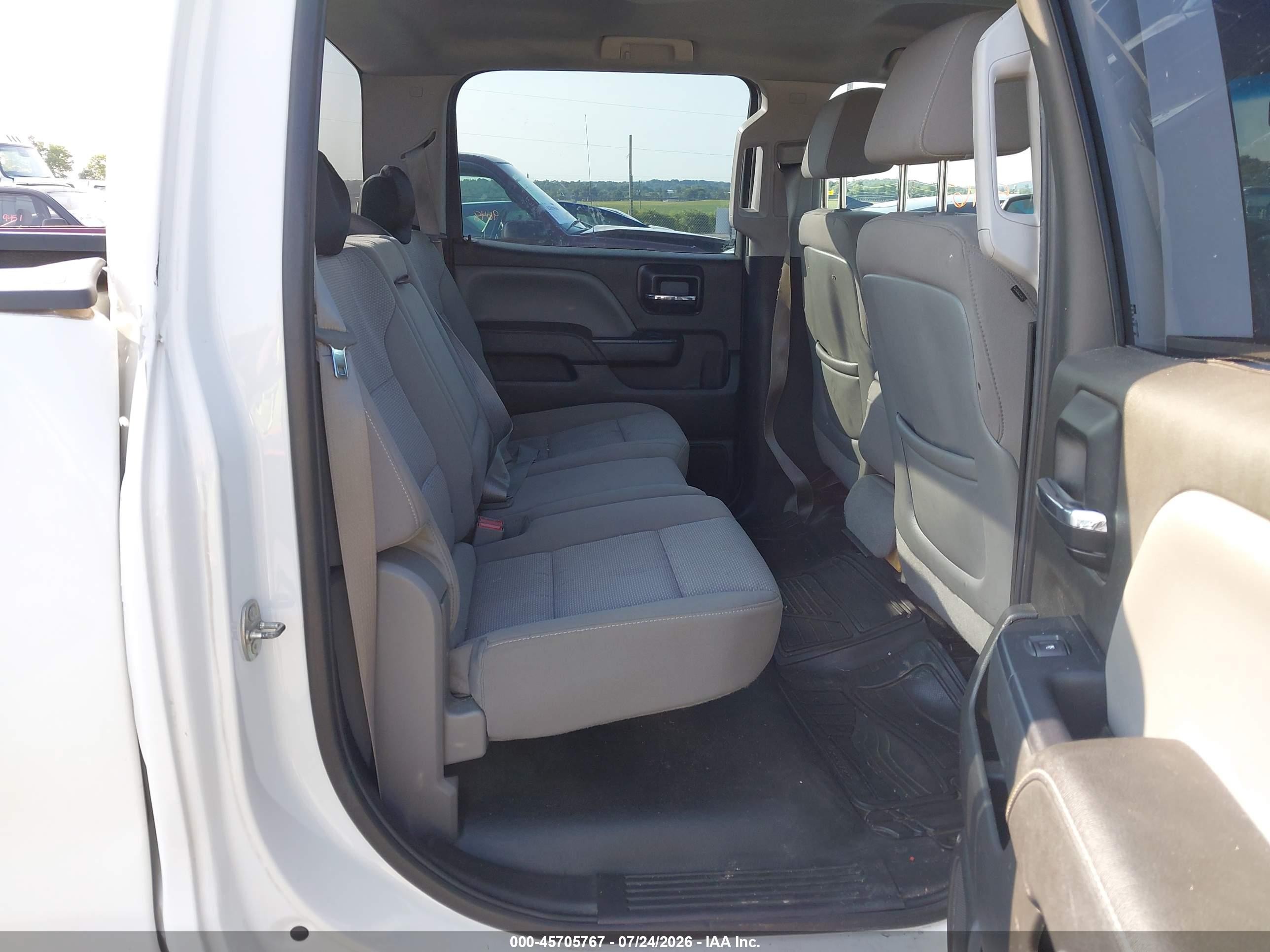 2014 Gmc Sierra 1500   White vin: 3GTU2TECXEG451455