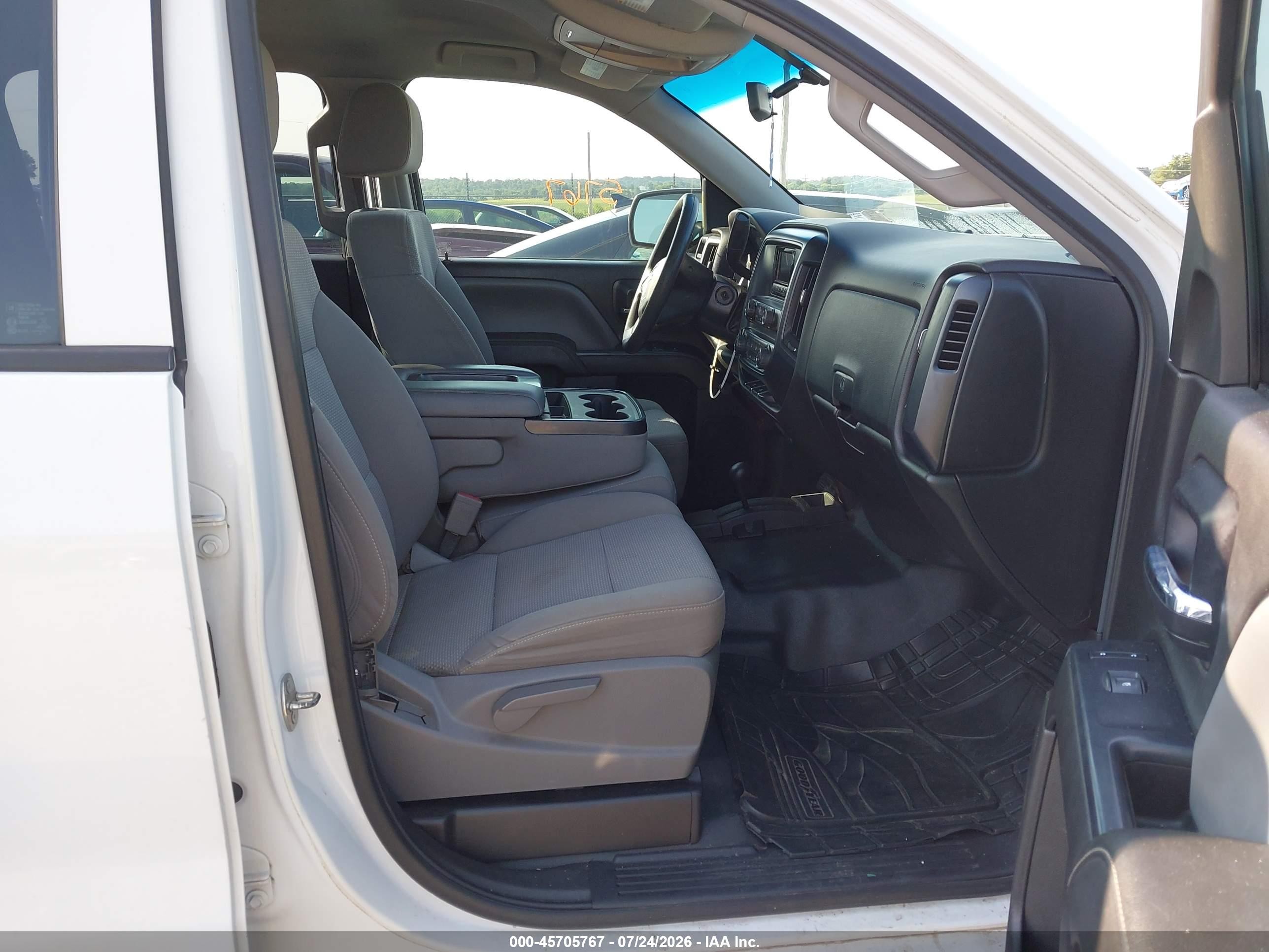2014 Gmc Sierra 1500   White vin: 3GTU2TECXEG451455