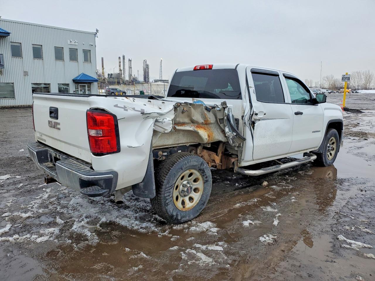 2015 Gmc Sierra K1500 White vin: 3GTU2TECXFG102278