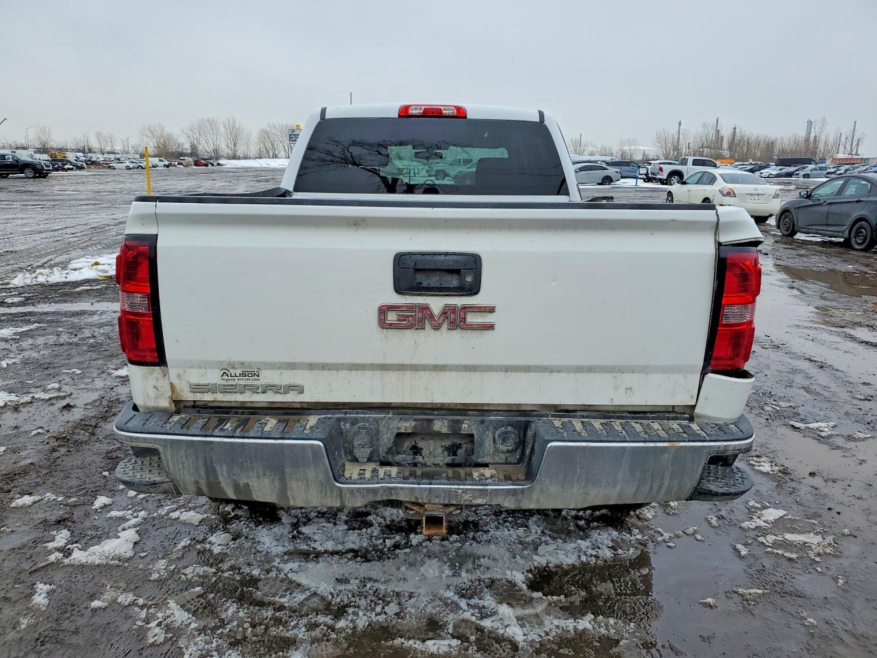 2015 Gmc Sierra K1500 White vin: 3GTU2TECXFG102278
