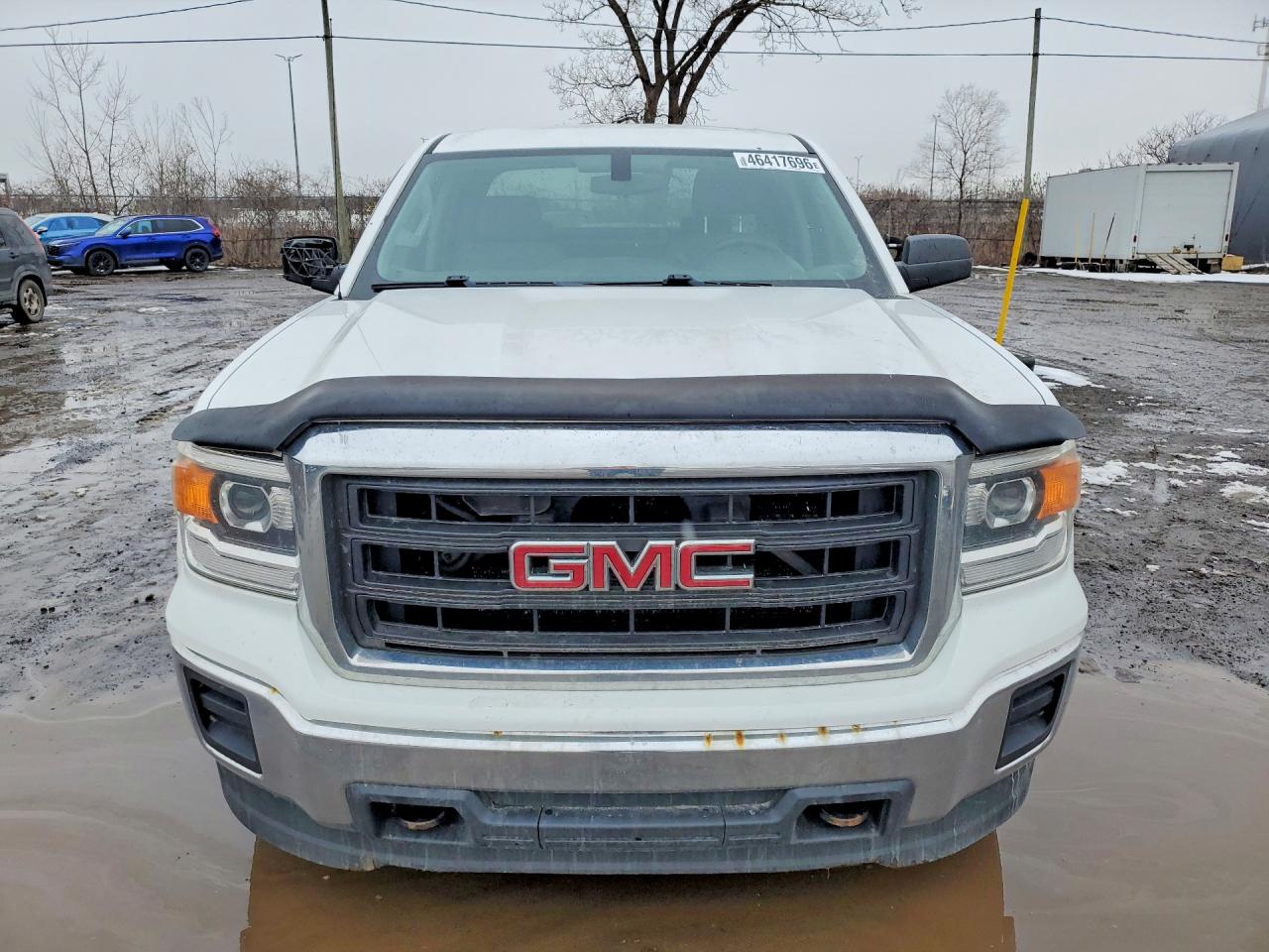 2015 Gmc Sierra K1500 White vin: 3GTU2TECXFG102278