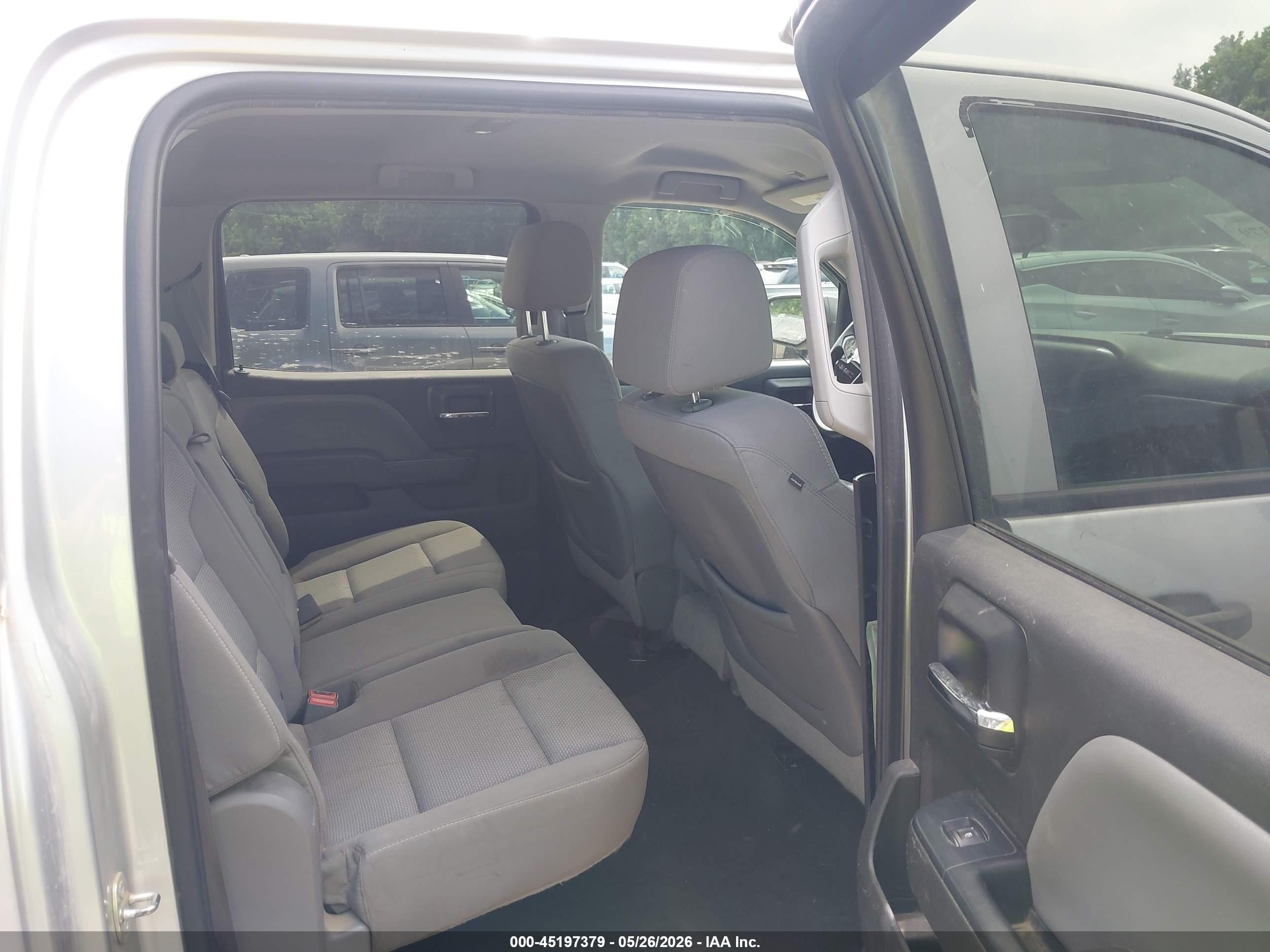 2015 Gmc Sierra 1500   Silver vin: 3GTU2TECXFG412074