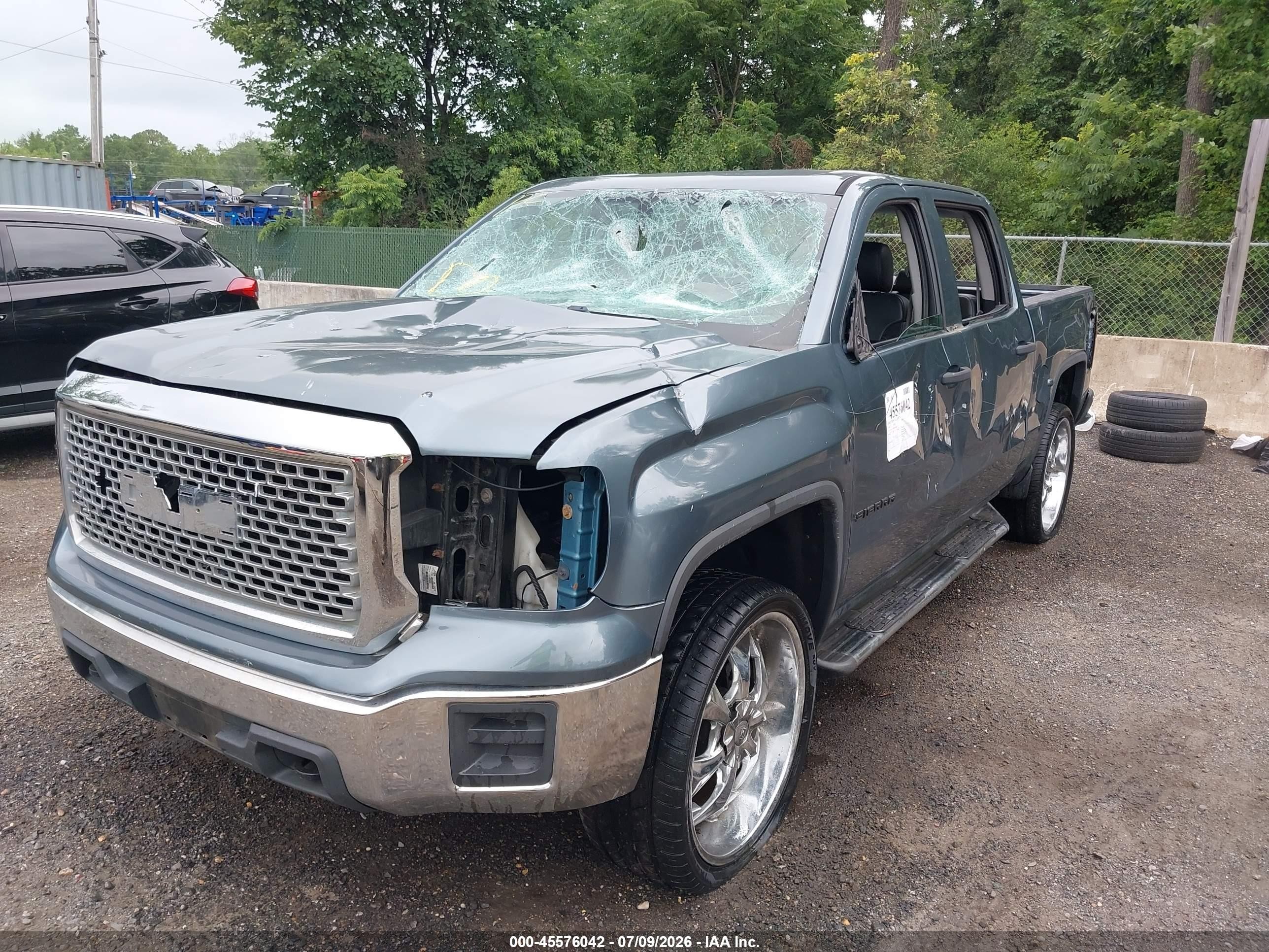 2014 Gmc Sierra 1500   Синий vin: 3GTU2TEH3EG289681