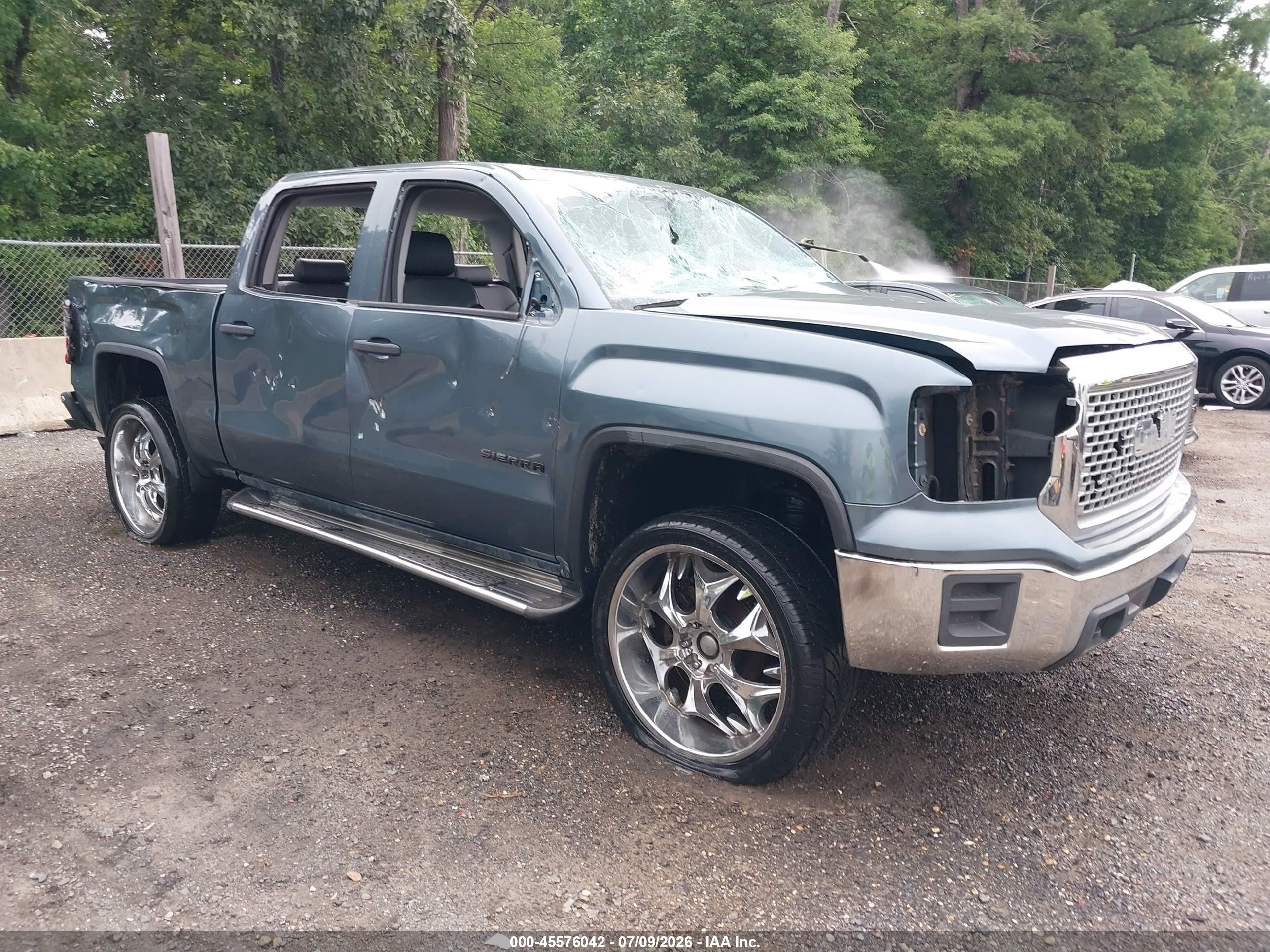 2014 Gmc Sierra 1500   Синий vin: 3GTU2TEH3EG289681