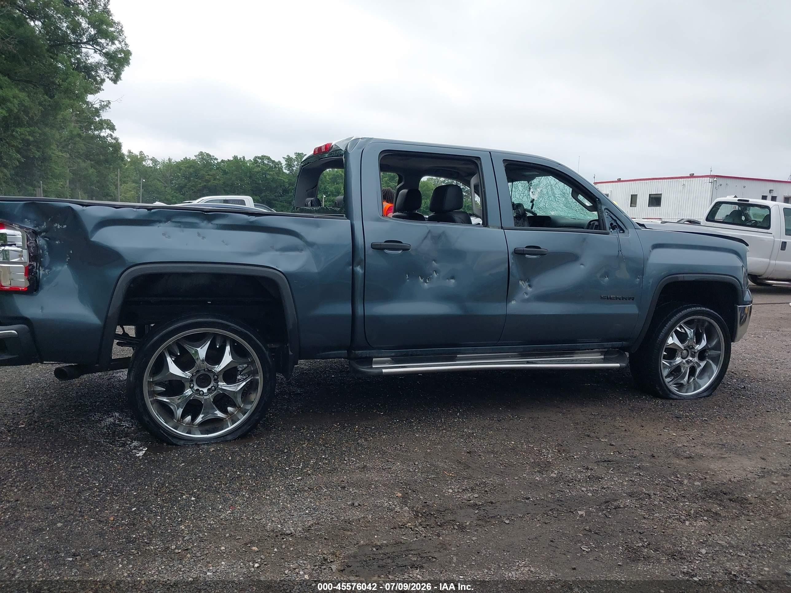 2014 Gmc Sierra 1500   Синий vin: 3GTU2TEH3EG289681