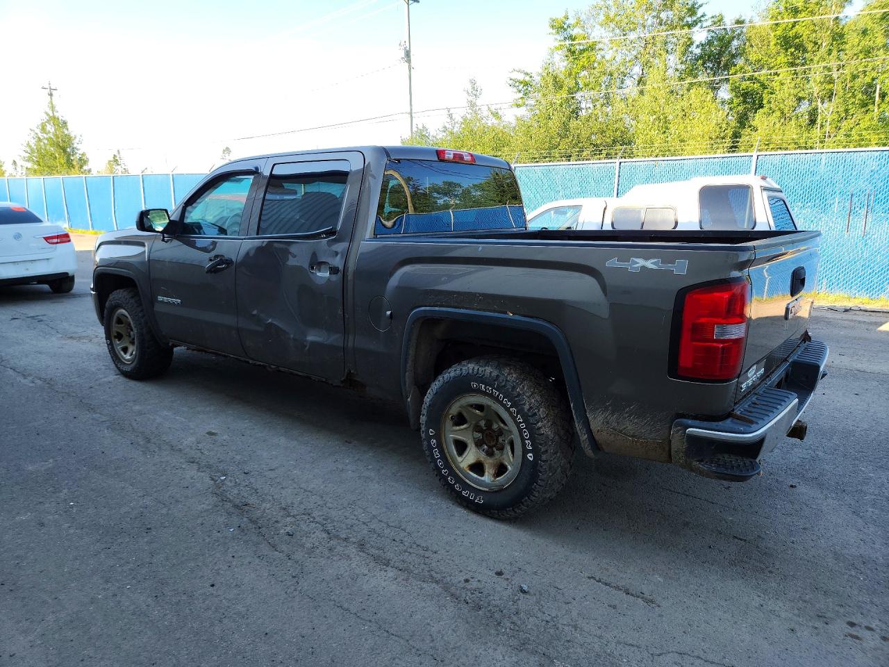 2014 Gmc Sierra K1500 Brown vin: 3GTU2TEH5EG202279