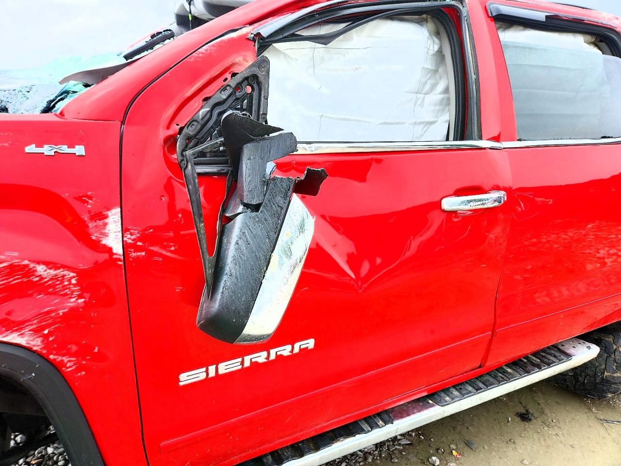2014 Gmc Sierra K1500 Sle Red vin: 3GTU2UEC0EG104268